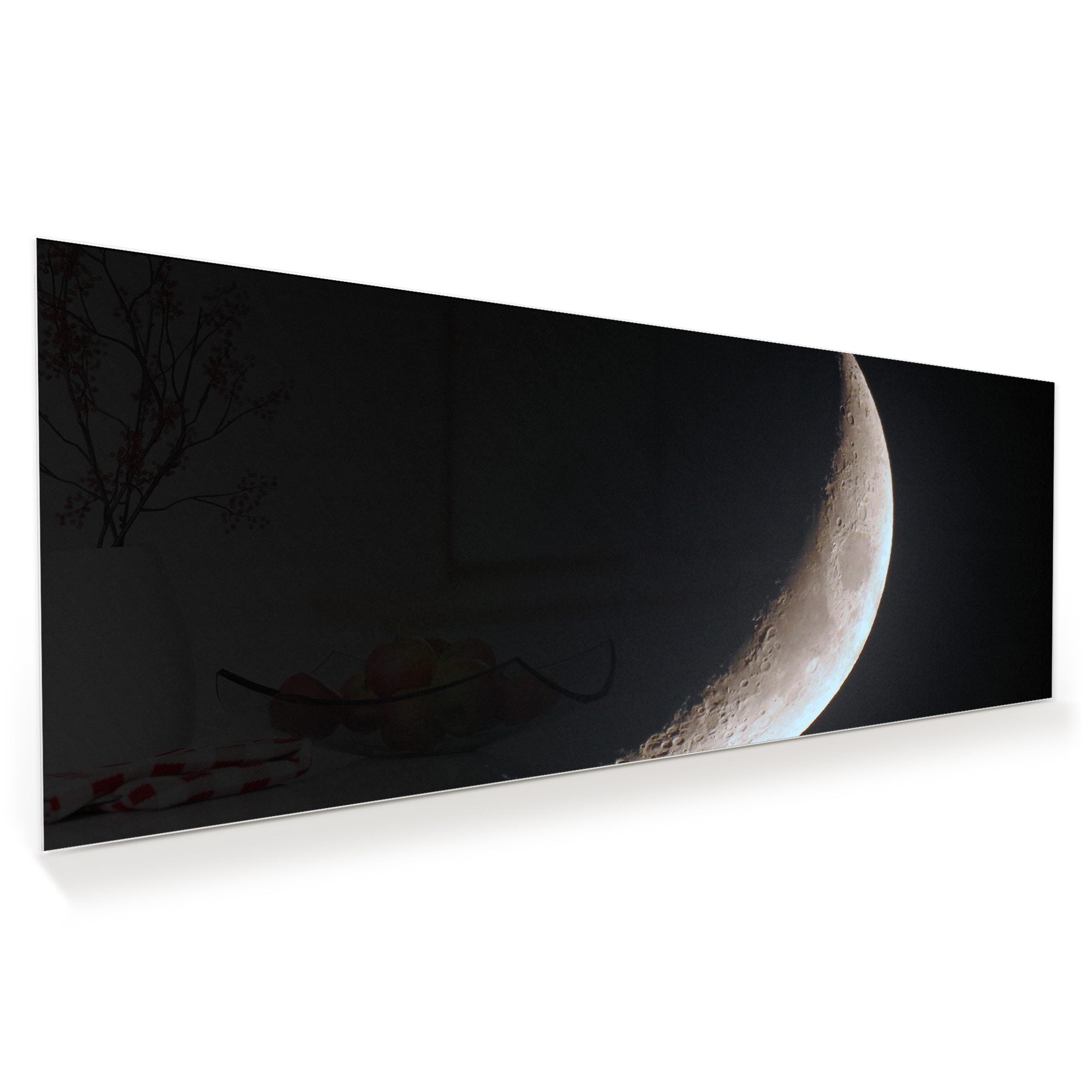 Wandbild - Wachsender Mond