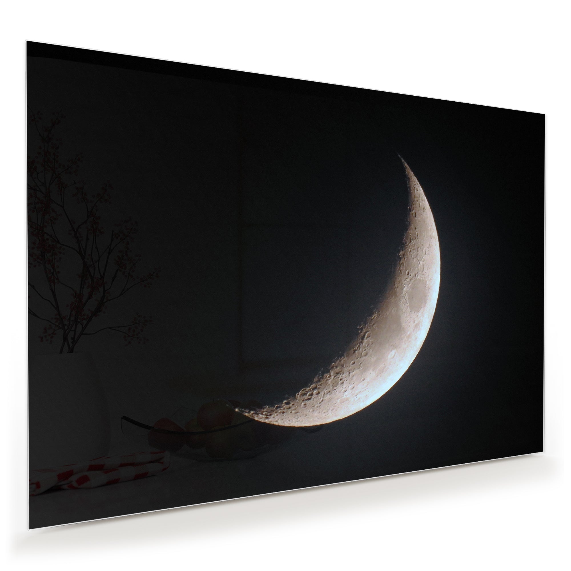 Wandbild - Wachsender Mond