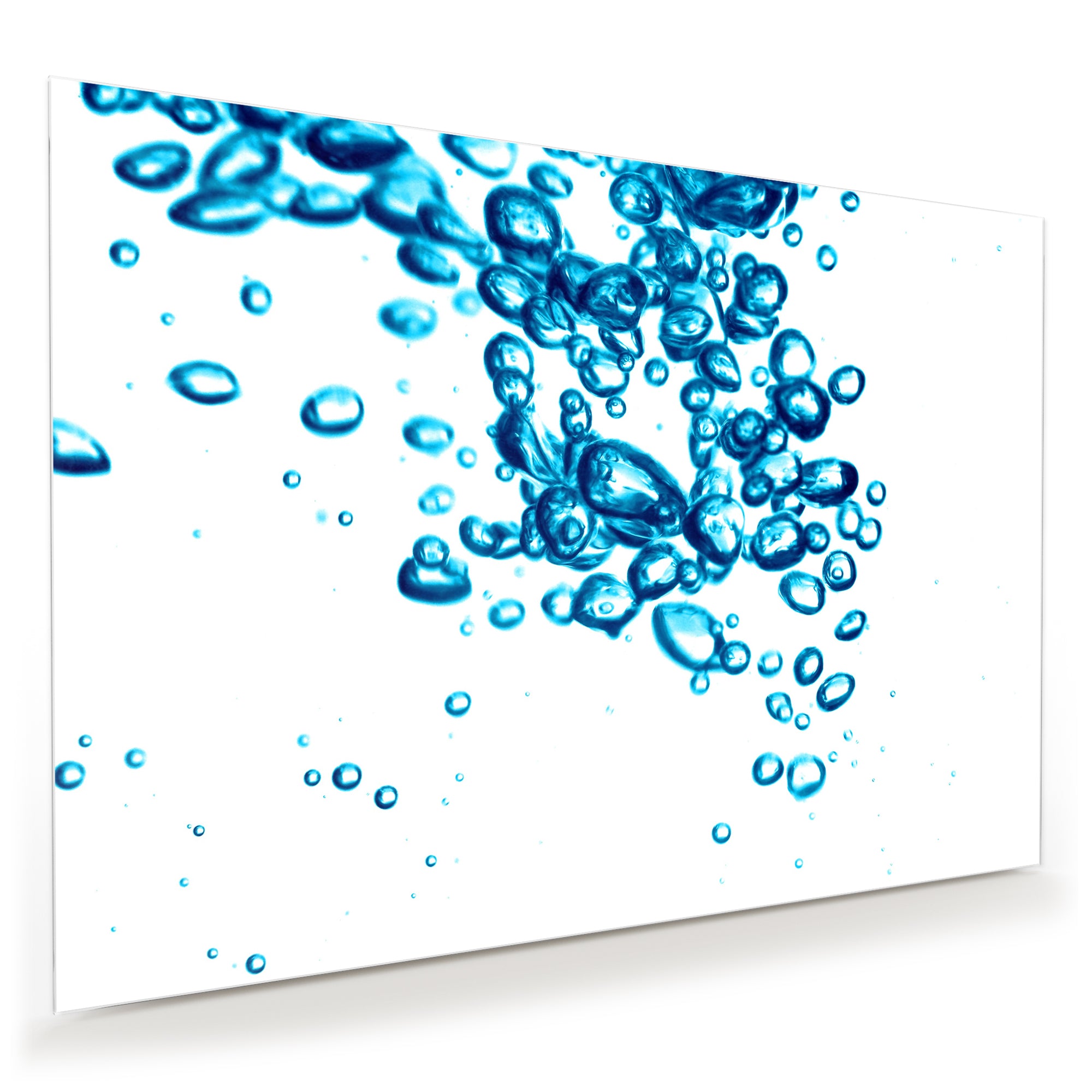 Wandbild - Wasser
mit blauen Bläschen