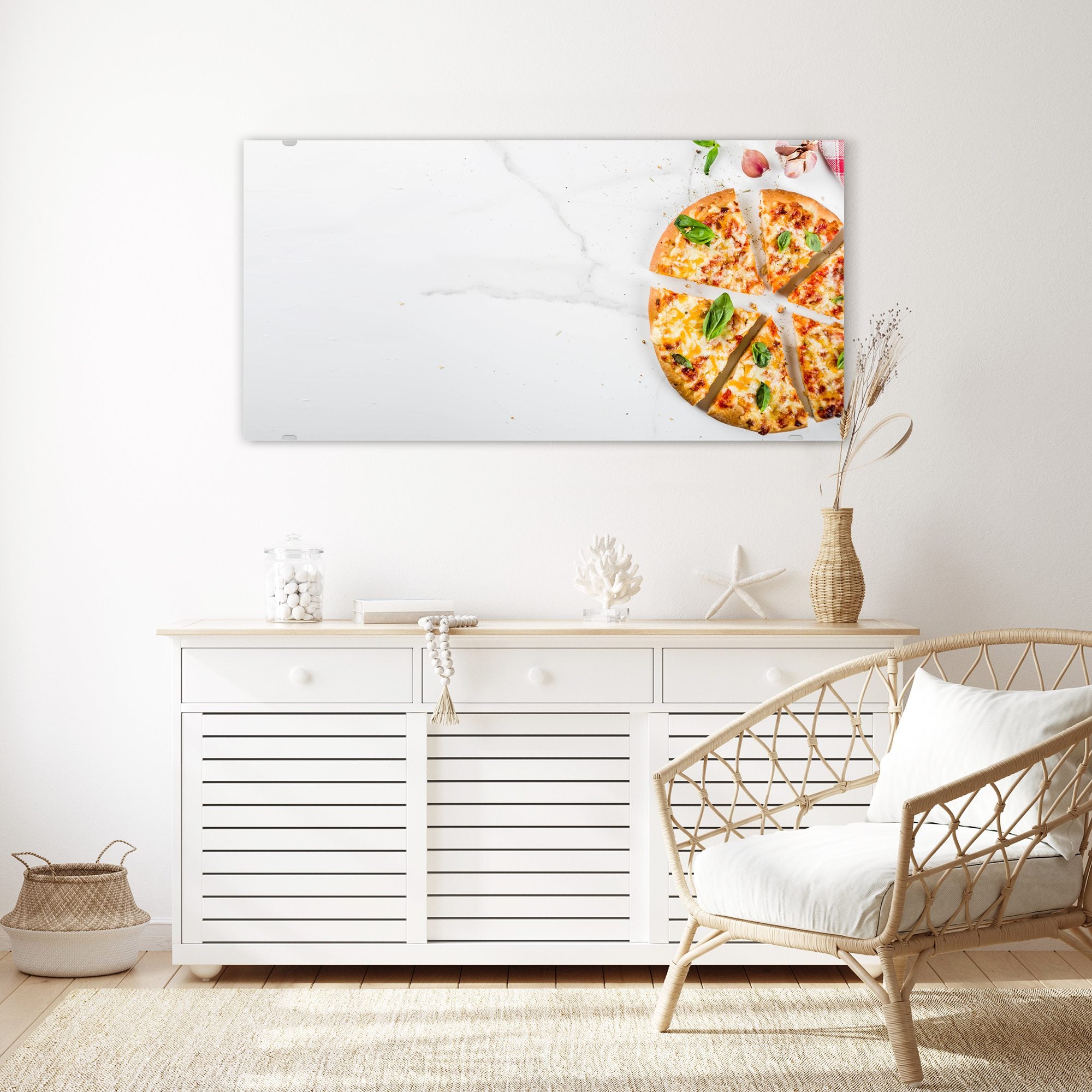 Wandbild - Käsepizza