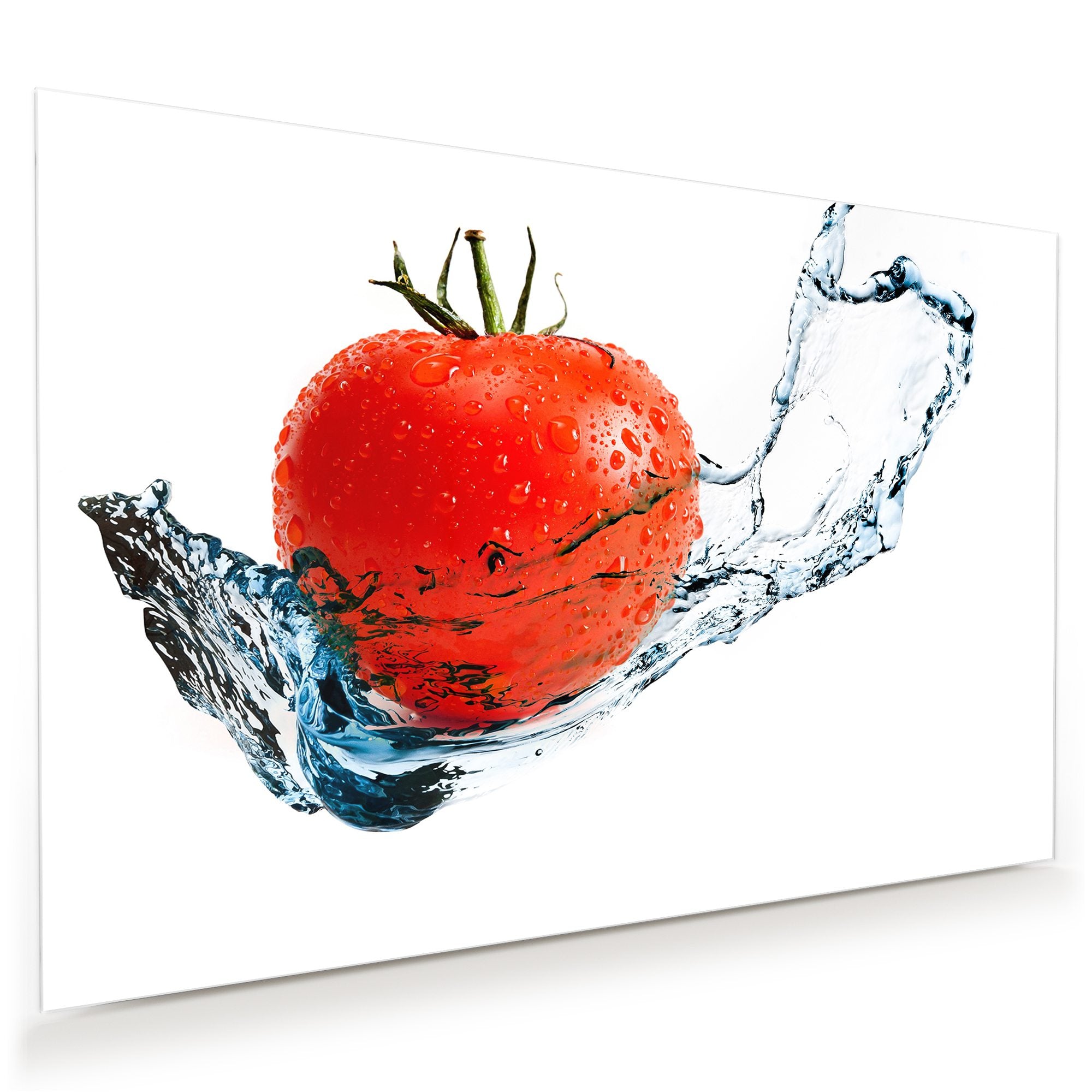 Wandbild - Tomate auf Wasserweller