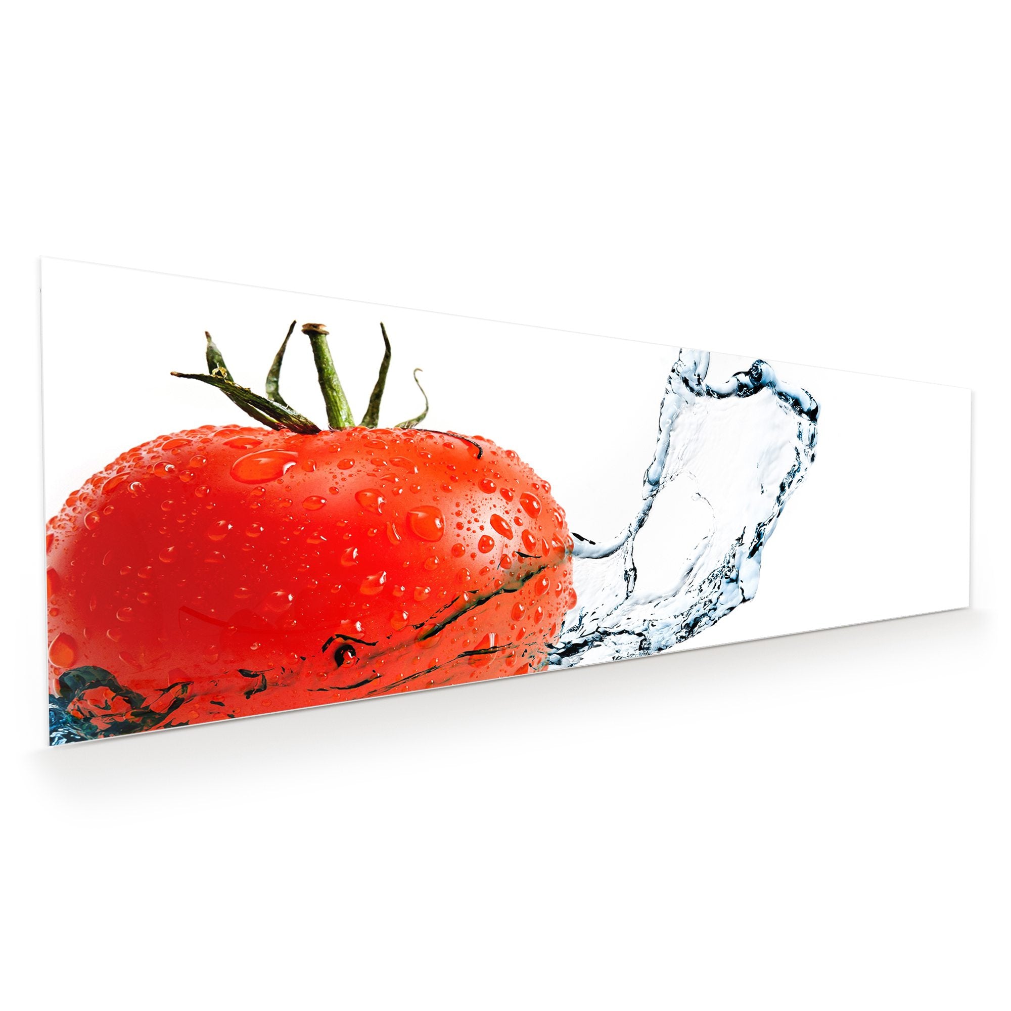 Wandbild - Tomate auf Wasserweller