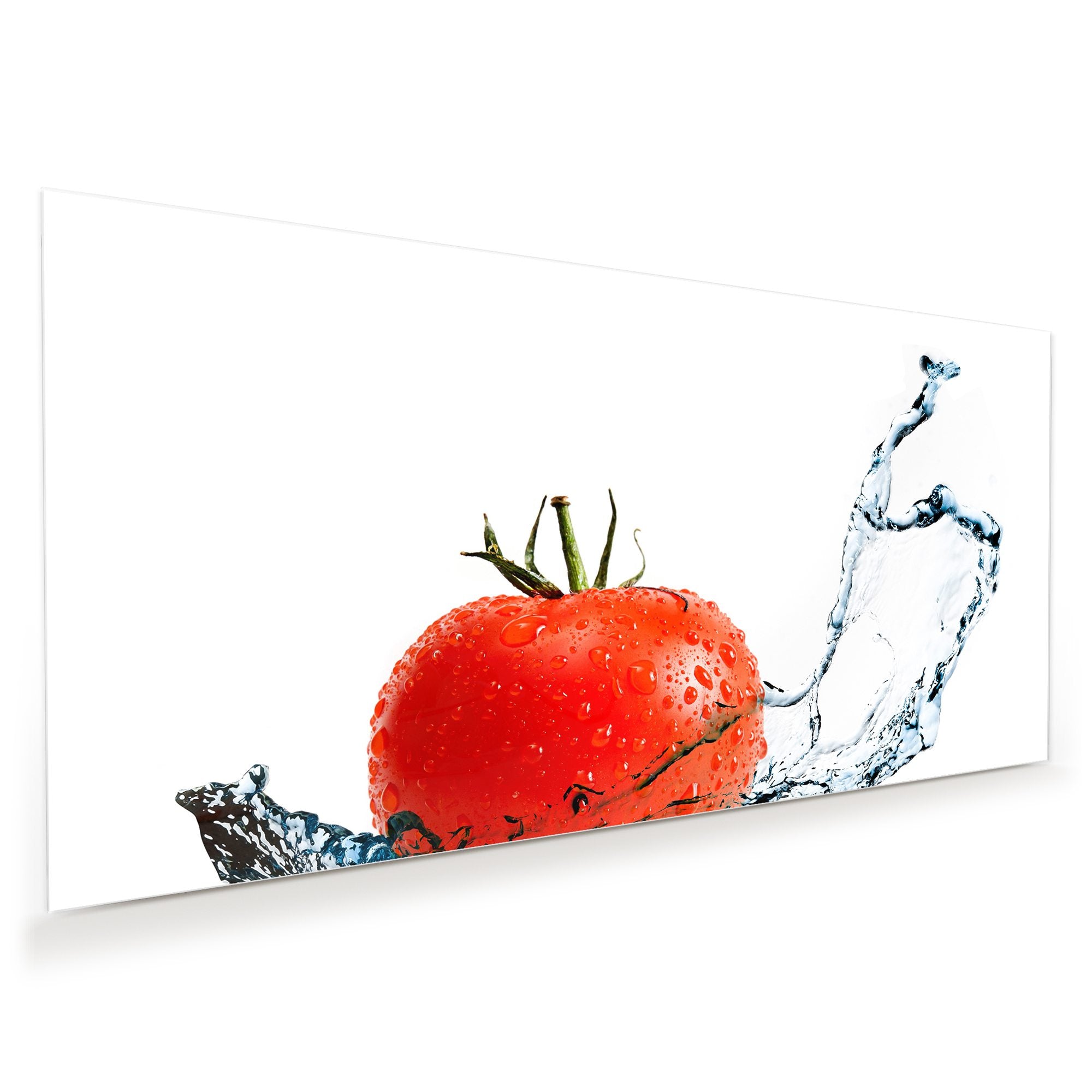 Wandbild - Tomate auf Wasserweller