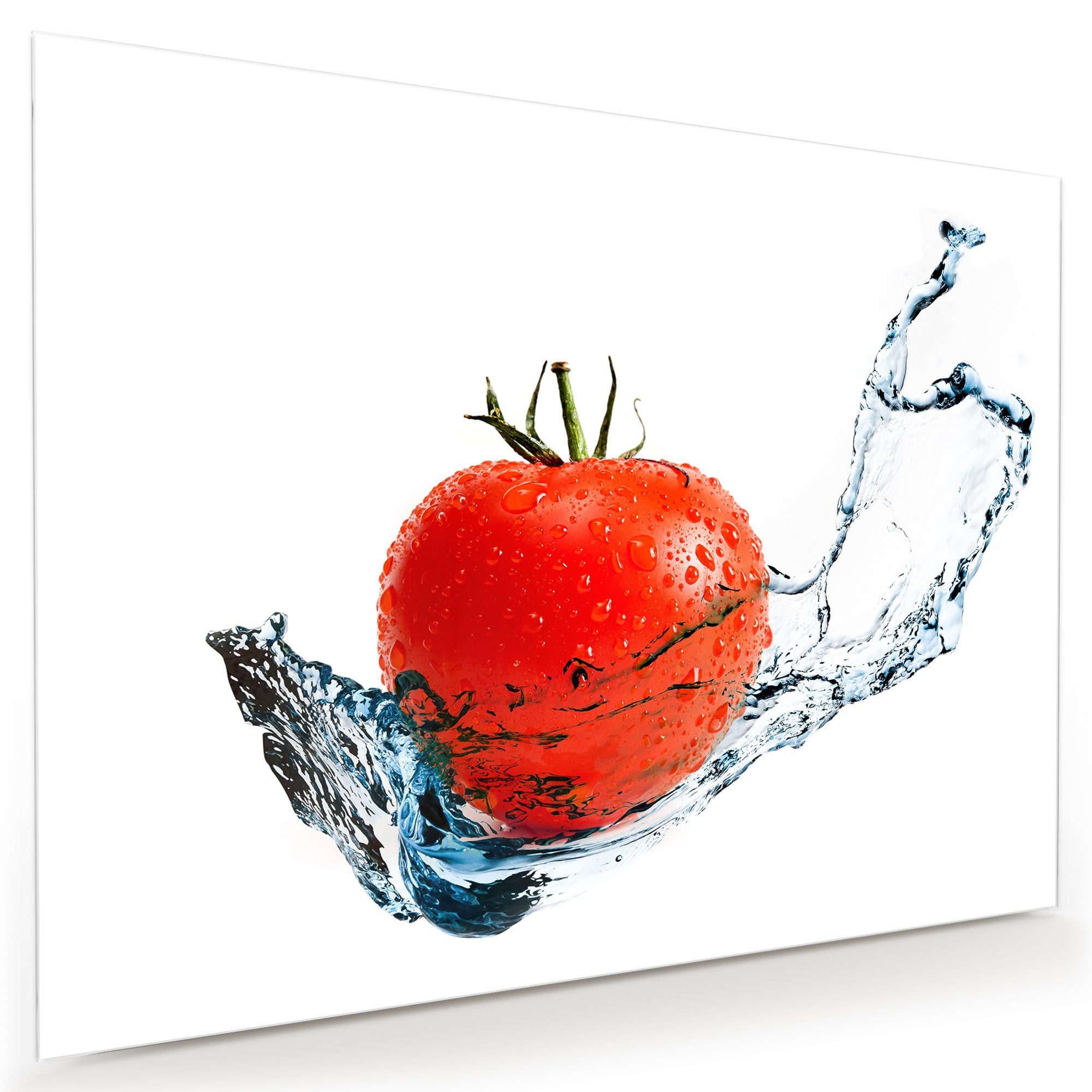 Wandbild - Tomate auf Wasserweller