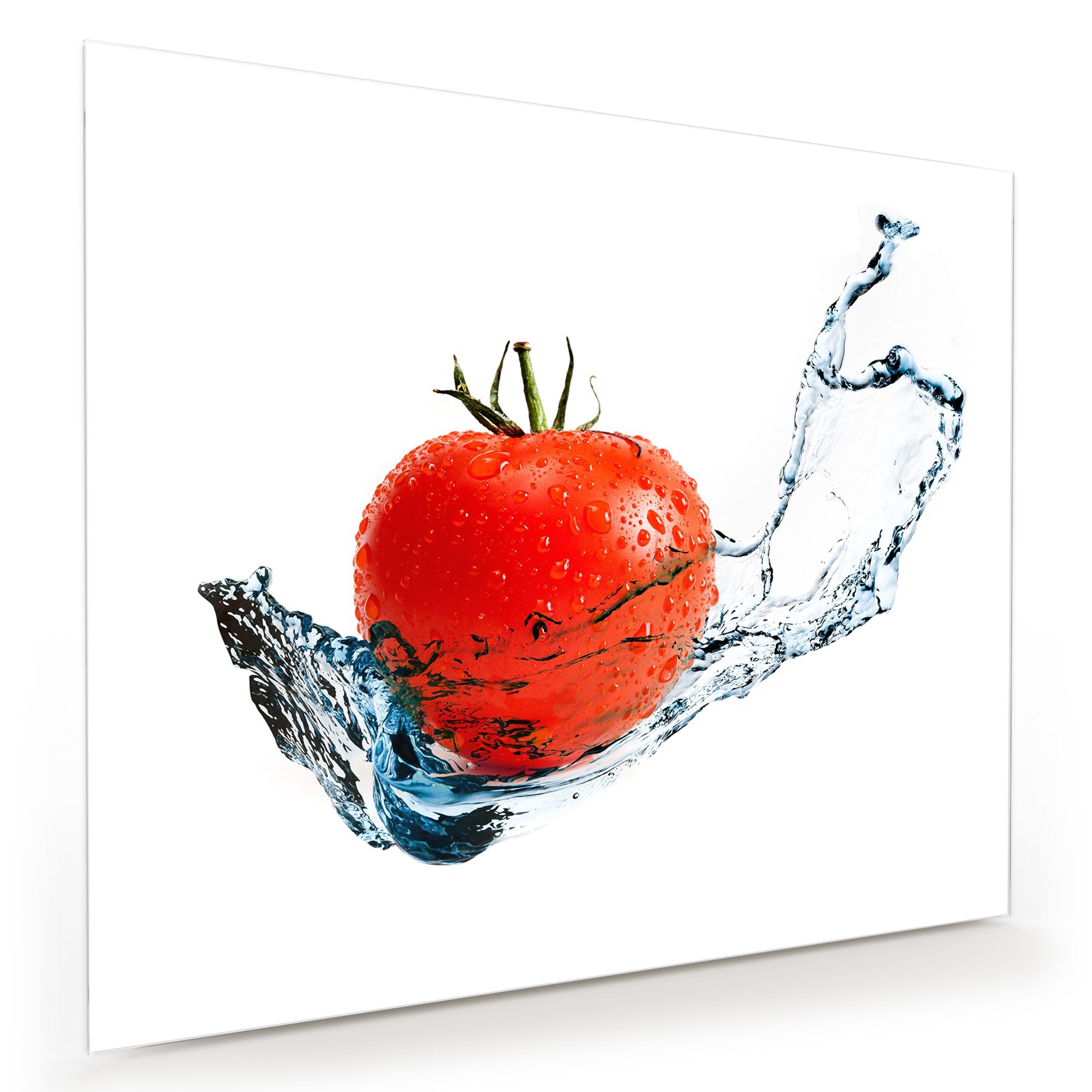 Wandbild - Tomate auf Wasserweller