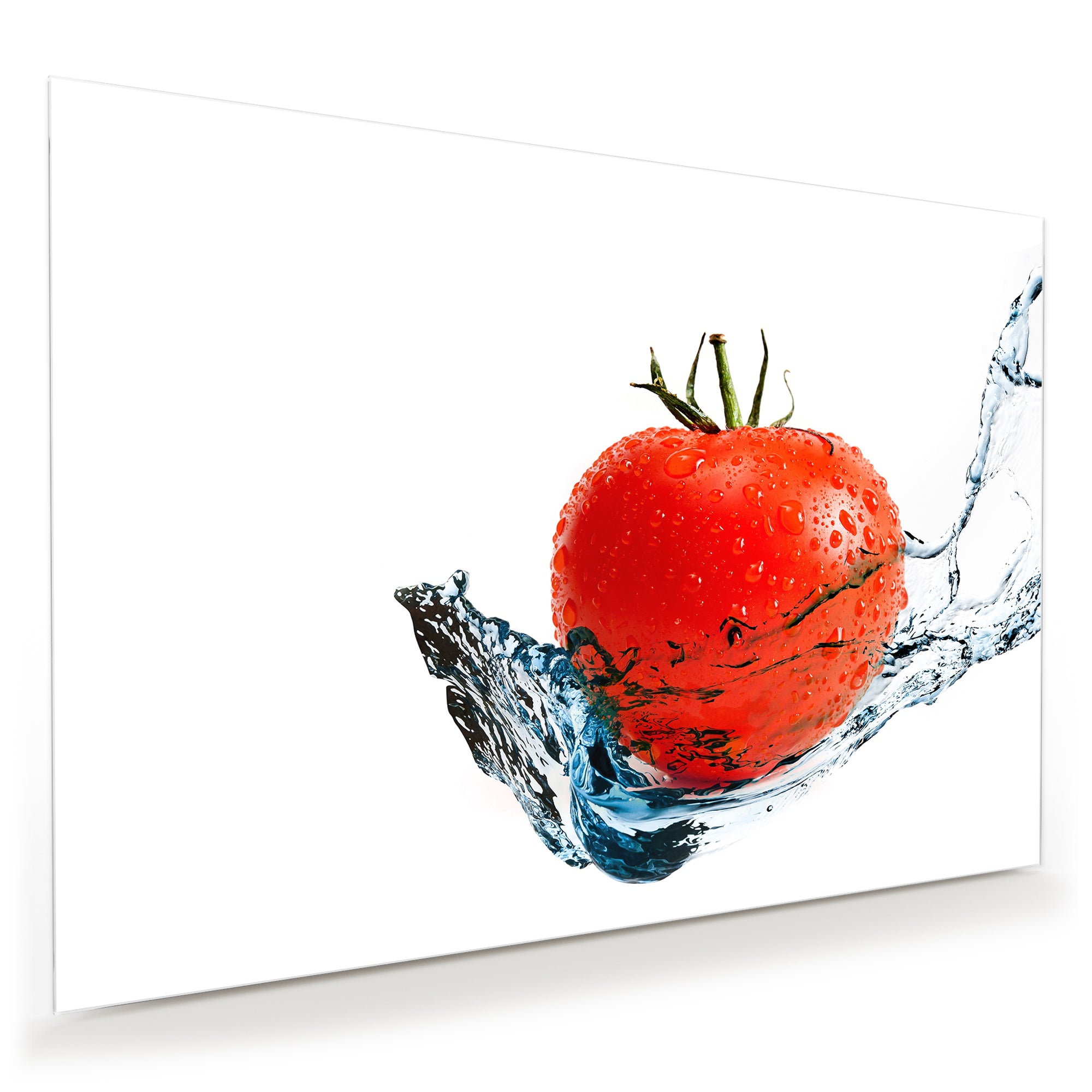 Wandbild - Tomate auf Wasserweller