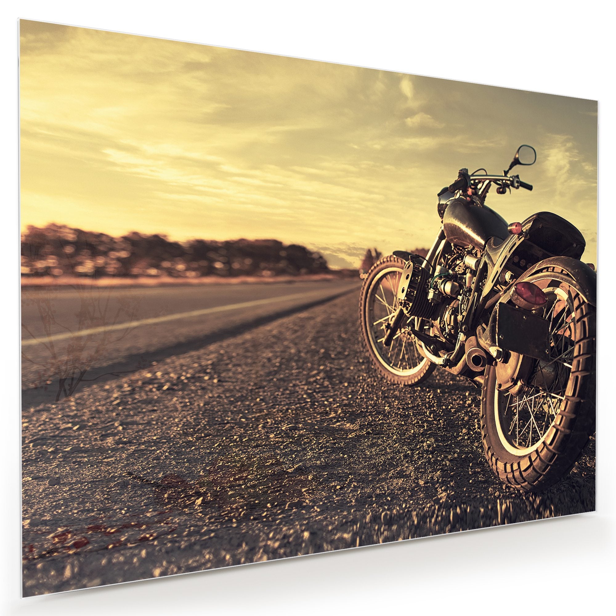 Wandbild - Freedom, Motorrad