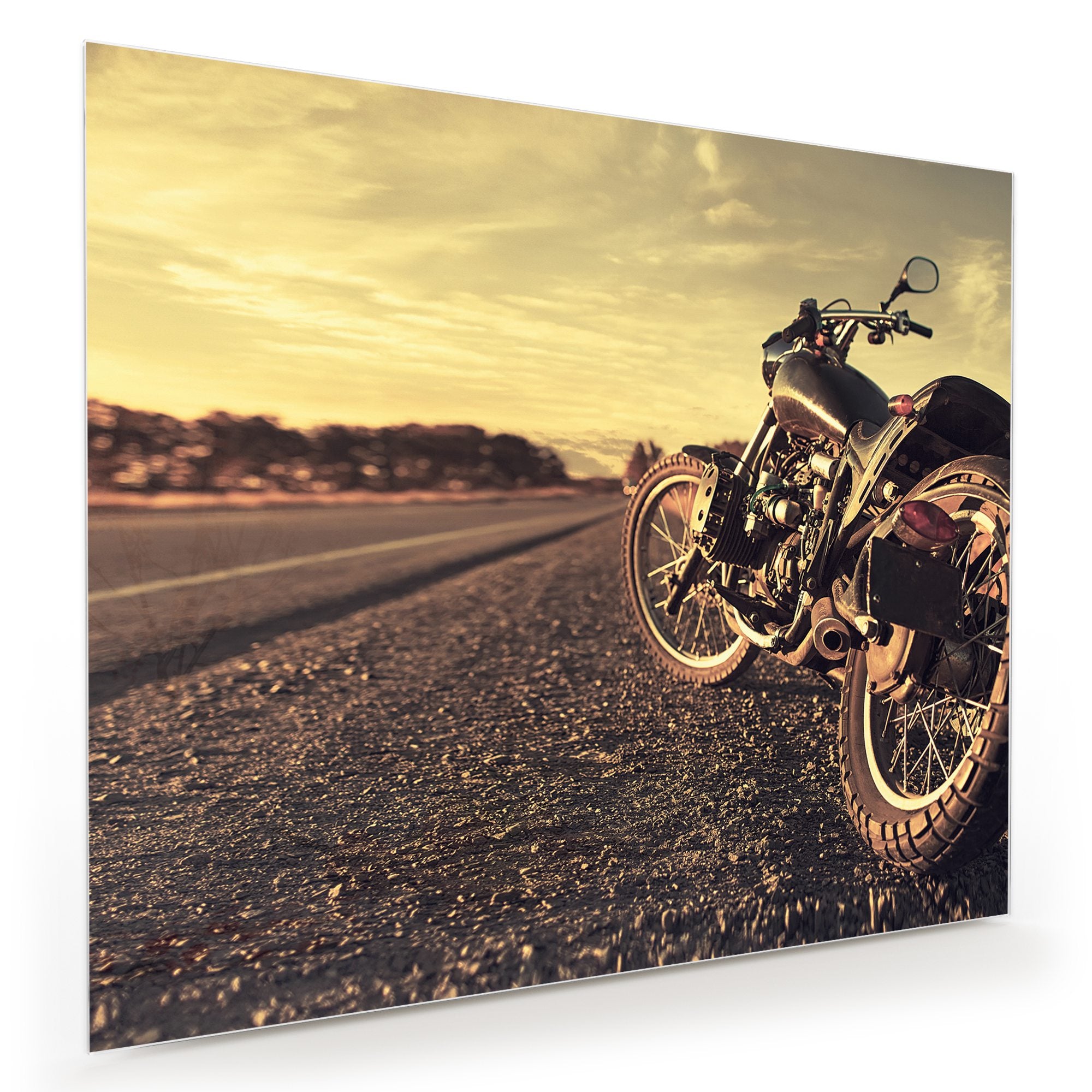 Wandbild - Freedom, Motorrad