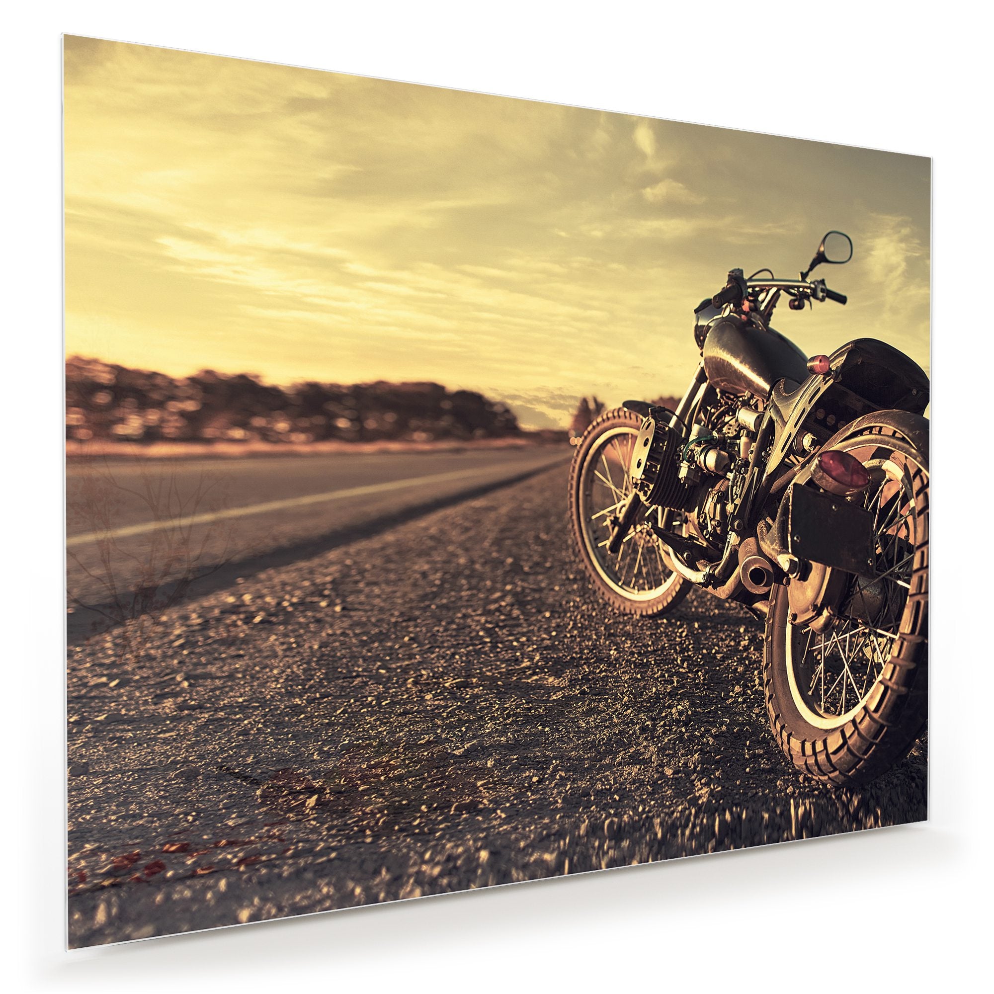 Wandbild - Freedom, Motorrad