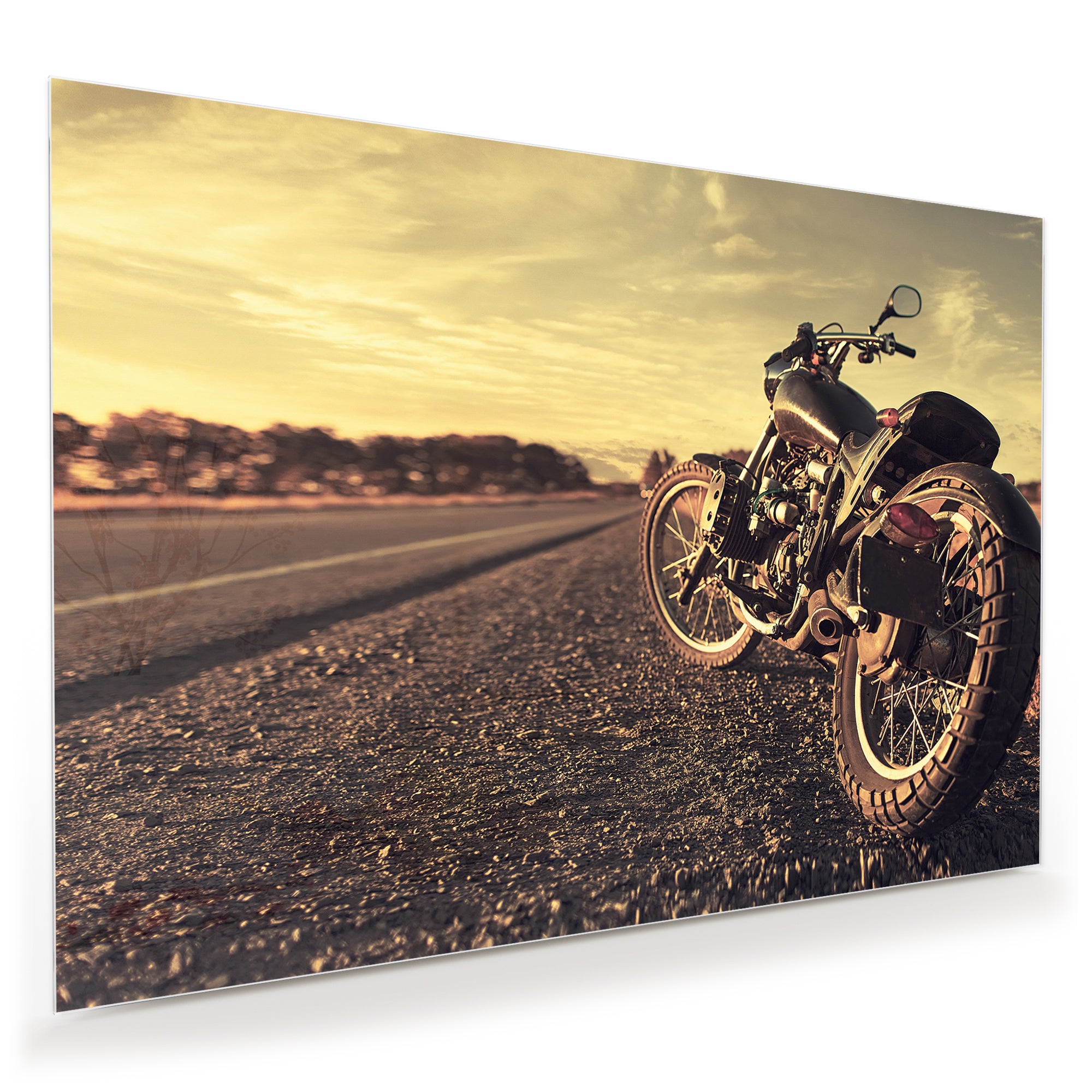 Wandbild - Freedom, Motorrad