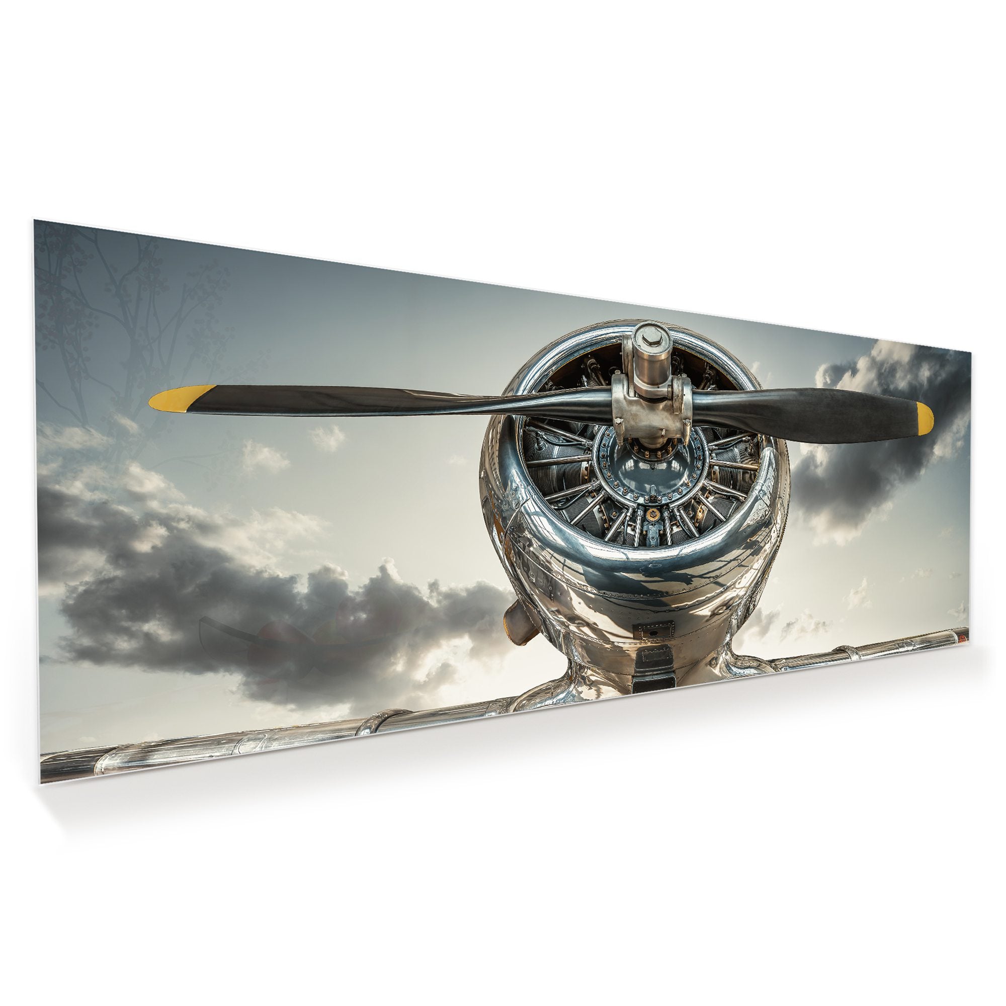 Wandbild - Militärflugzeug, Startbahn