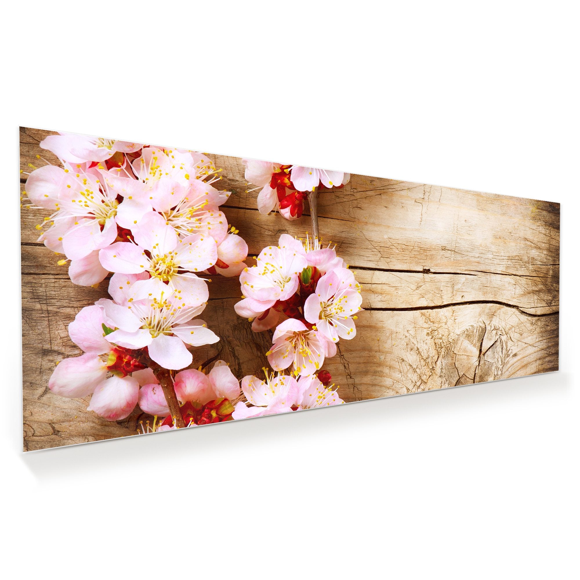 Wandbild - Frühlingsblumen auf Tisch