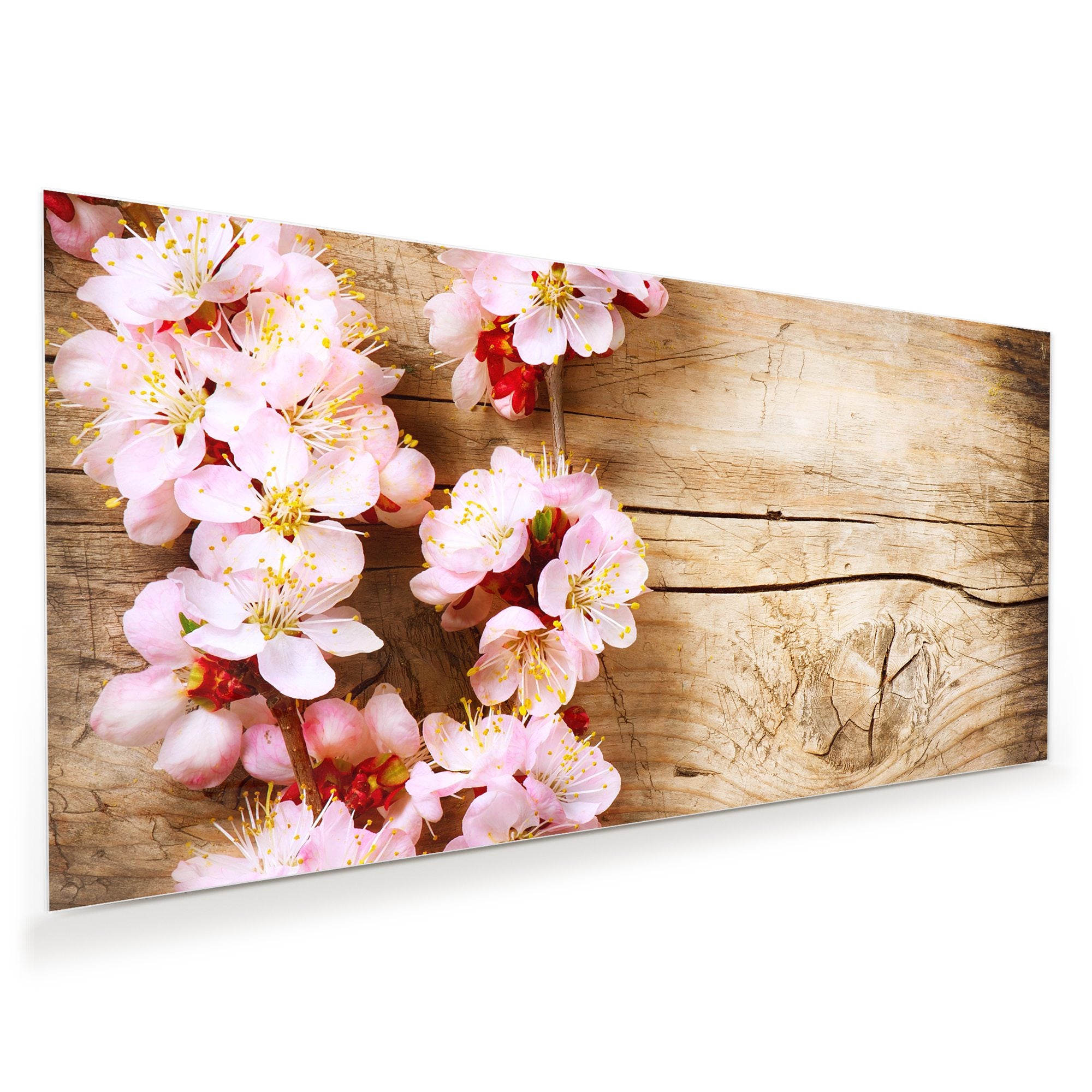 Wandbild - Frühlingsblumen auf Tisch