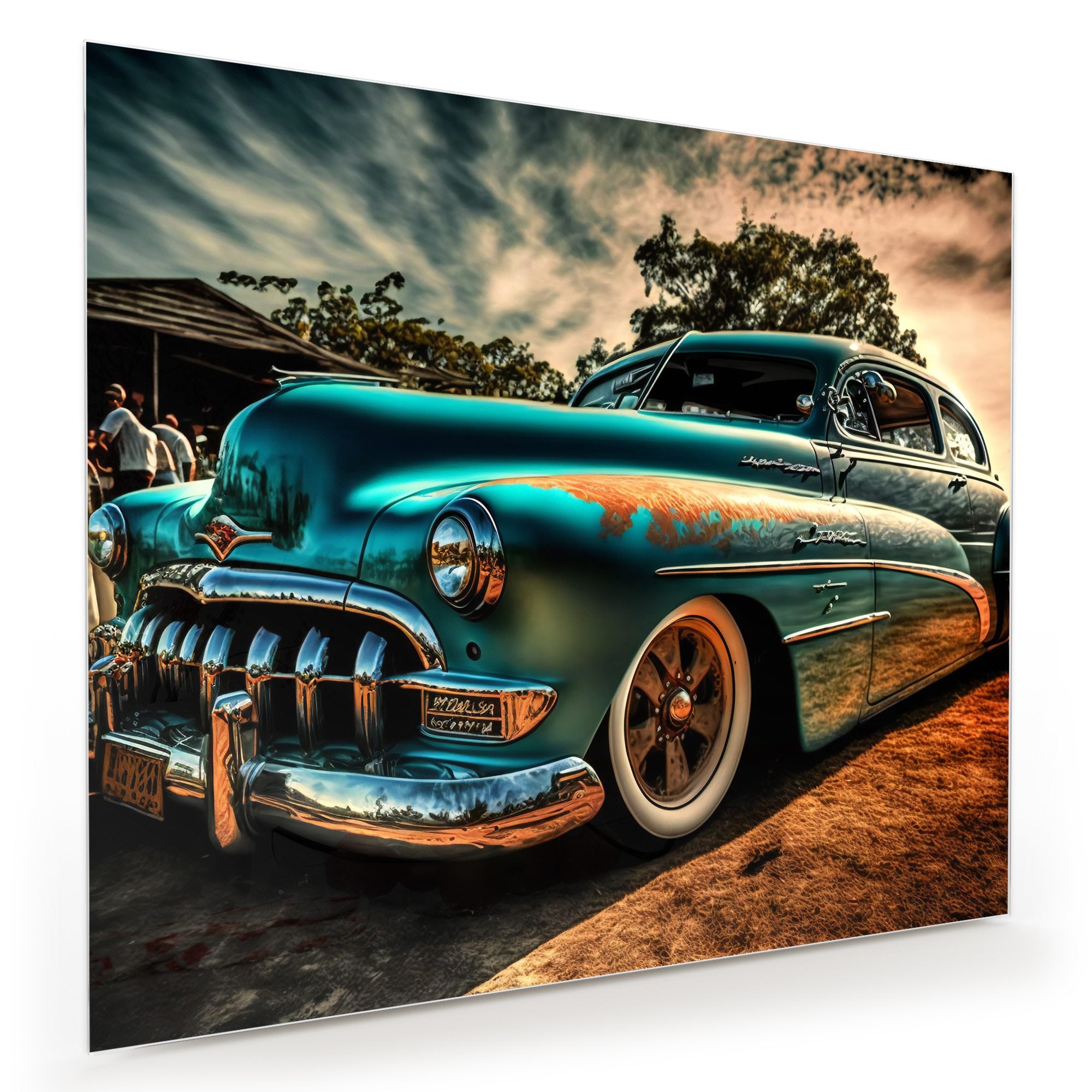 Wandbild - Oldtimer Show, 3D