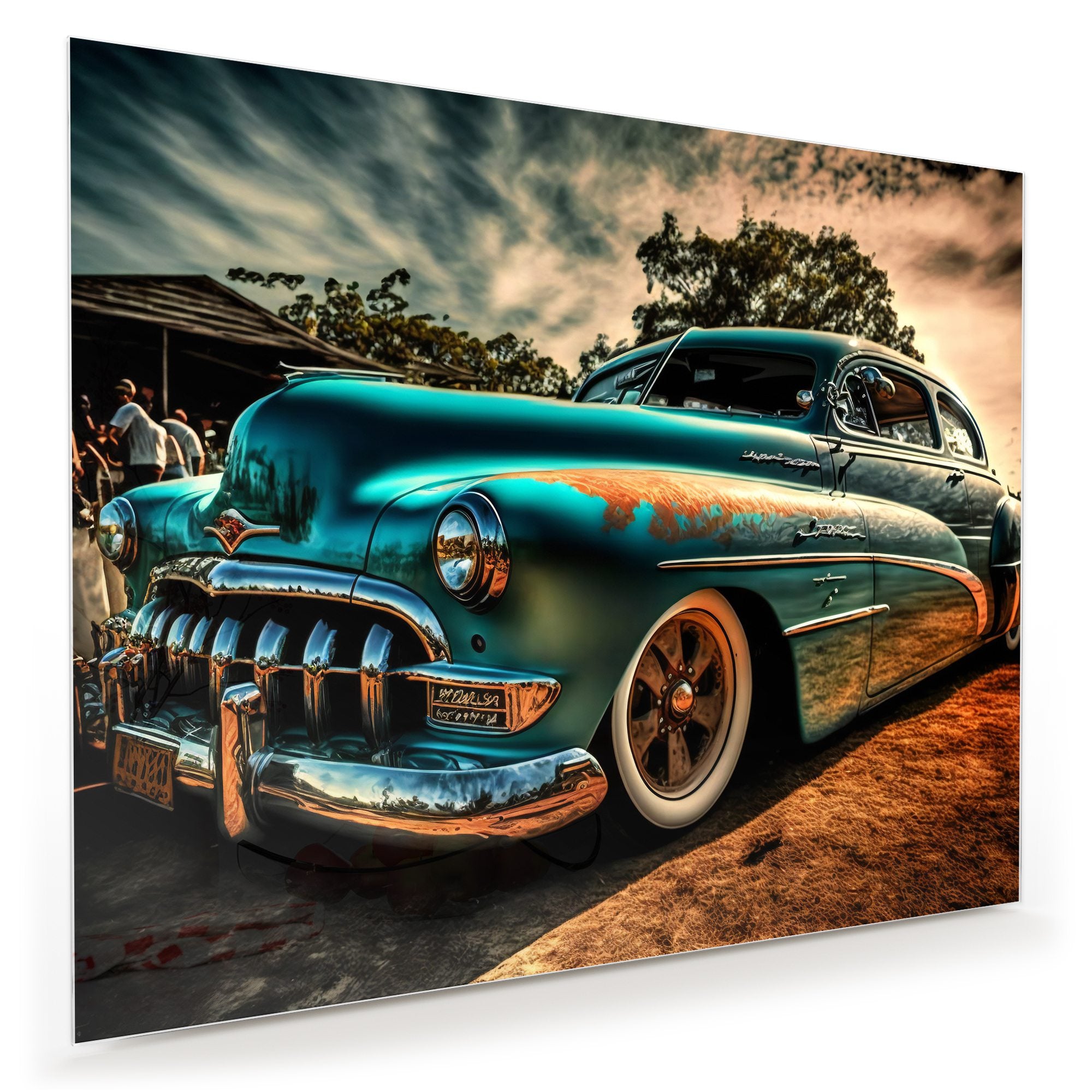 Wandbild - Oldtimer Show, 3D