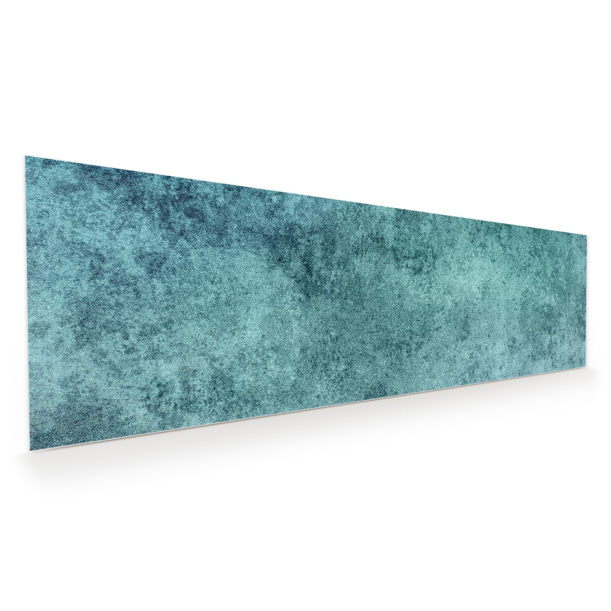 Wandbild - Blaue Betonwand