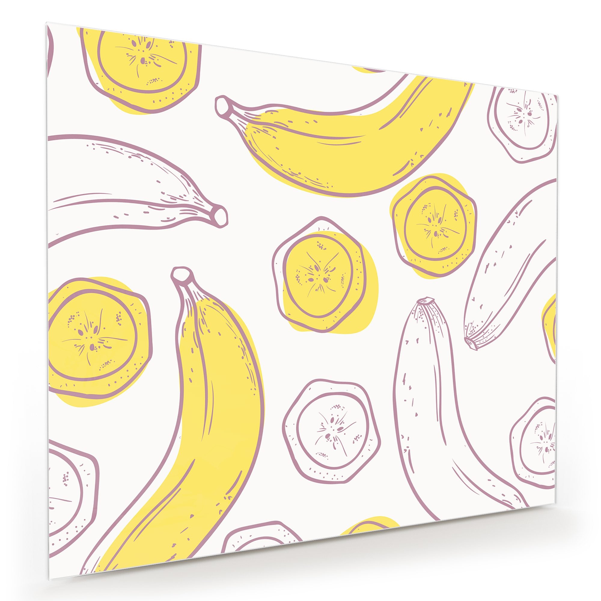 Wandbild - Skizze von Bananen