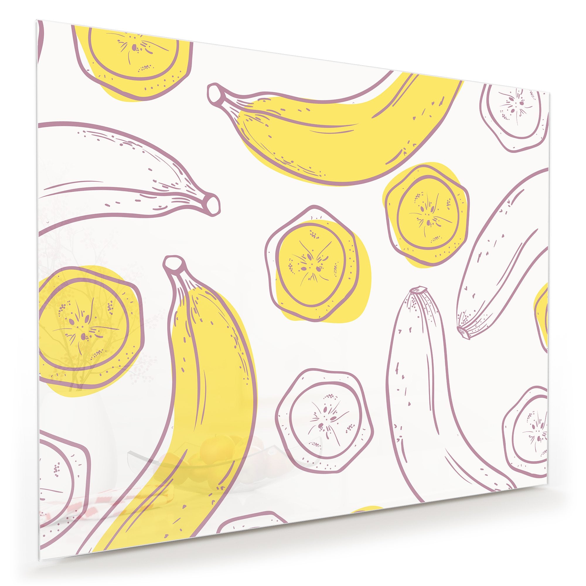 Wandbild - Skizze von Bananen