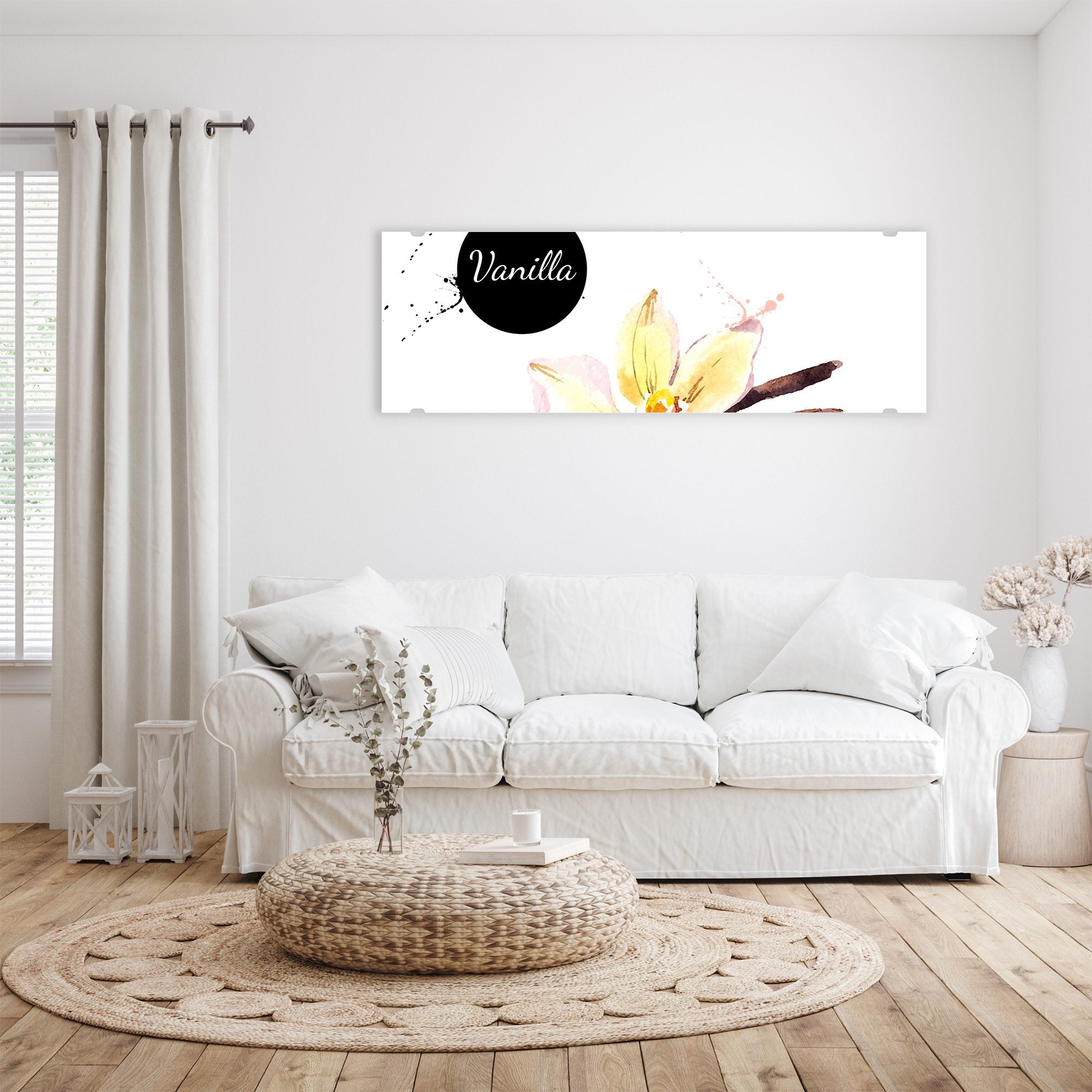 Wandbild - Design aus Vanille