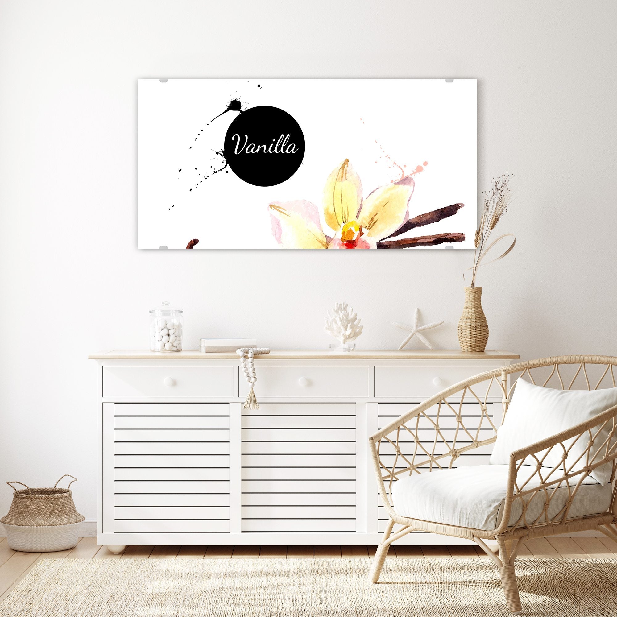 Wandbild - Design aus Vanille