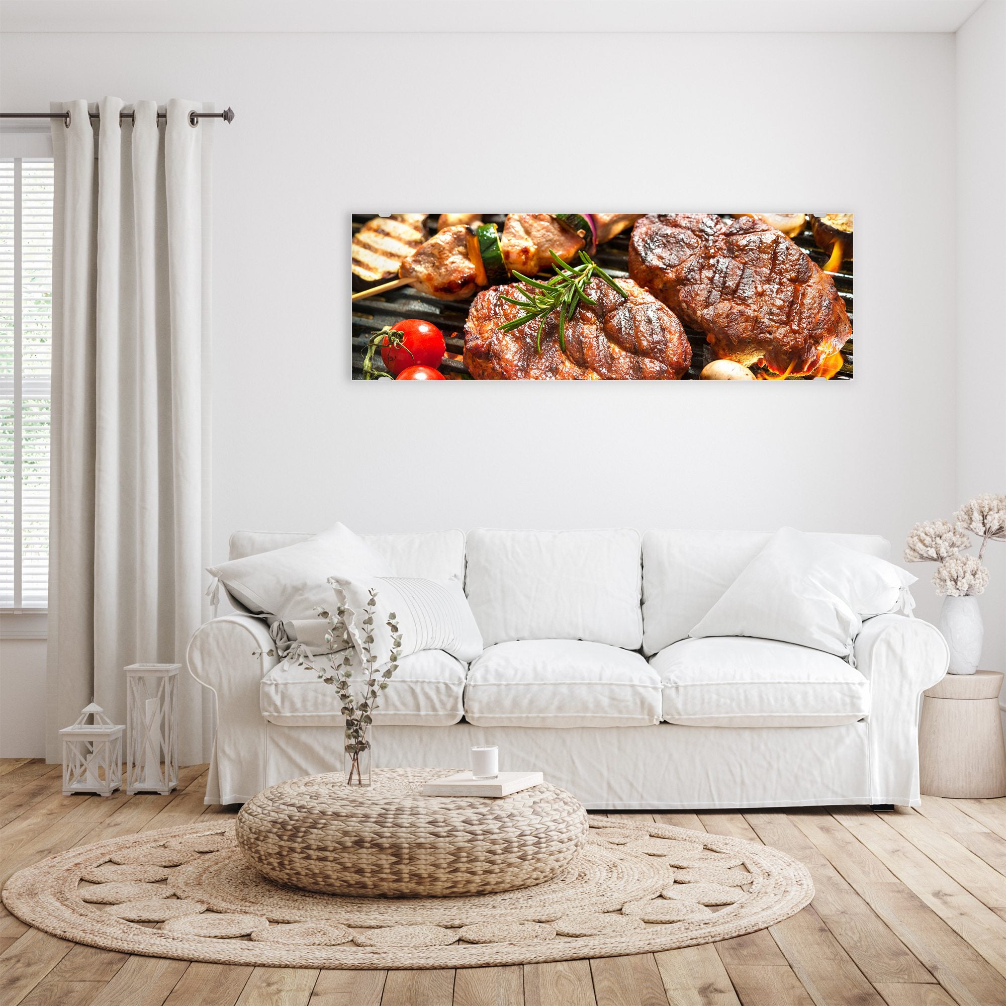 Wandbild - Gegrilltes Fleisch