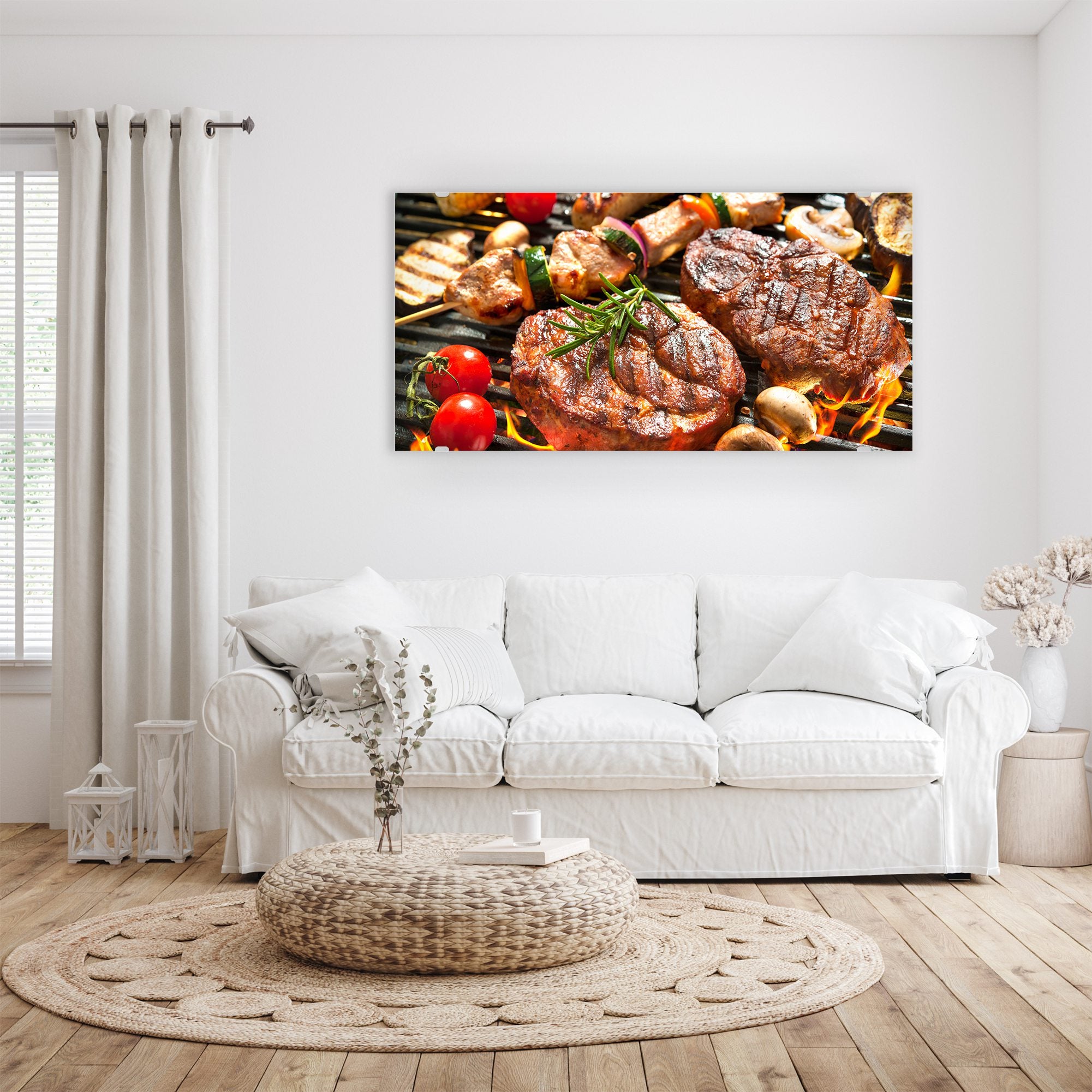 Wandbild - Gegrilltes Fleisch