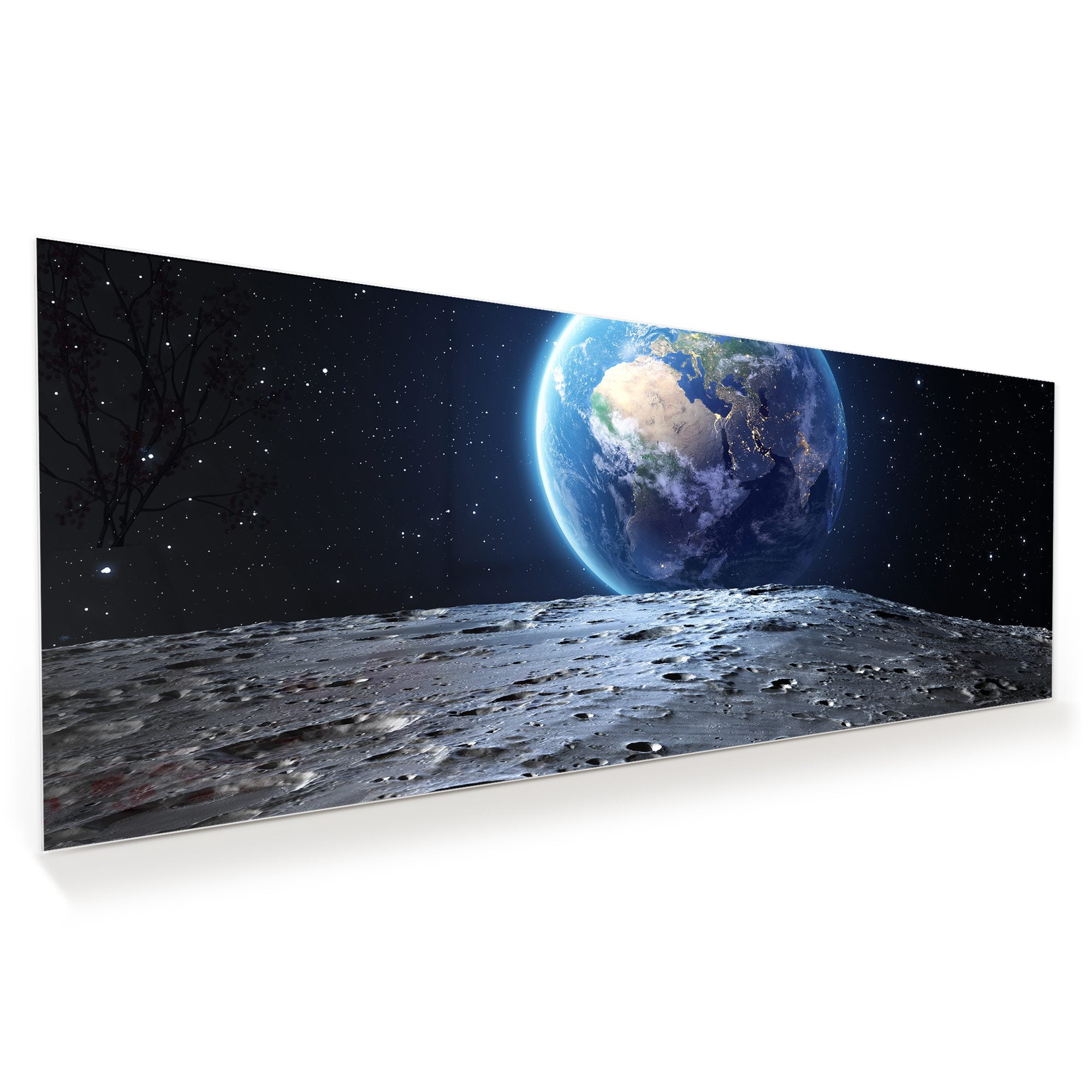 Wandbild - Erde vom Mond aus