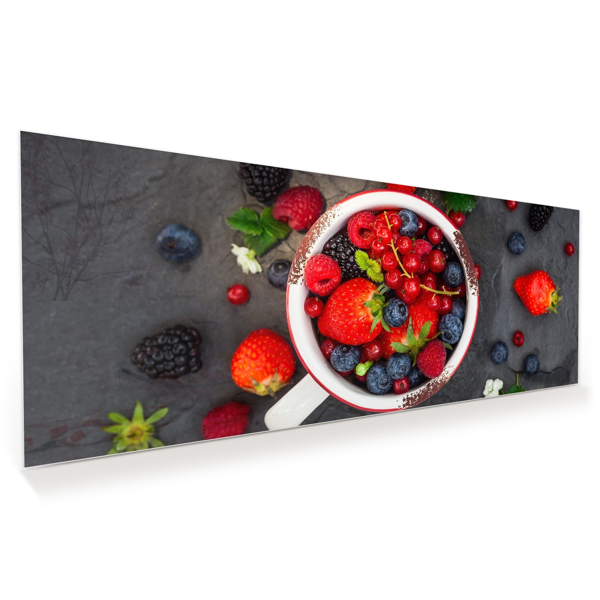 Wandbild - Beeren verstreut