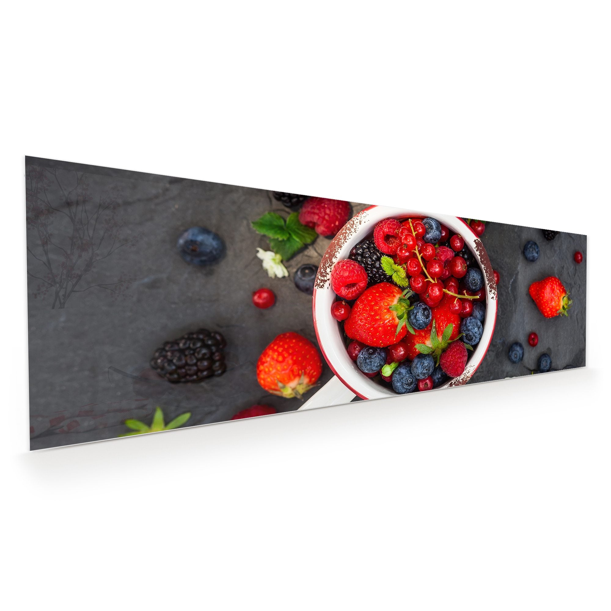 Wandbild - Beeren verstreut