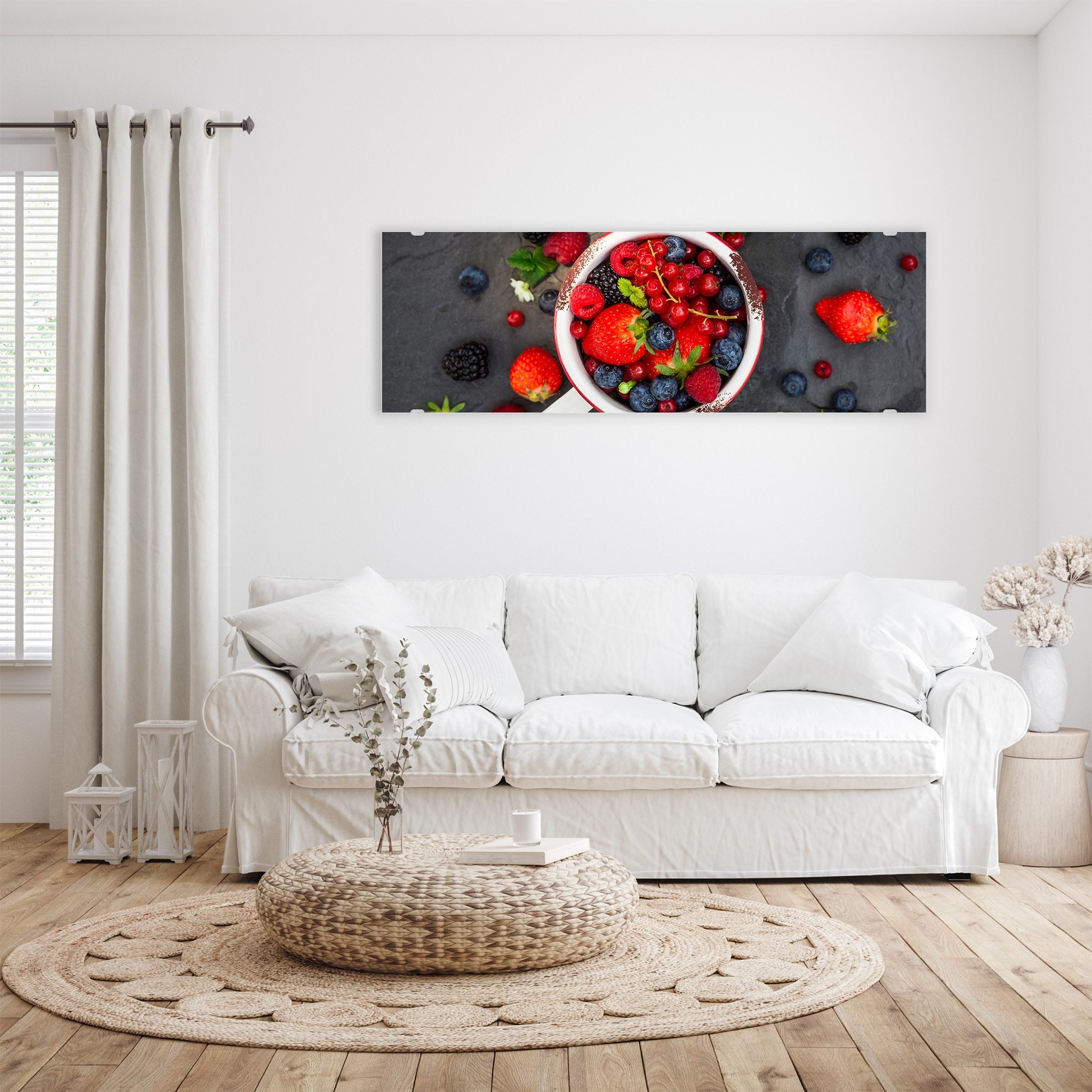 Wandbild - Beeren verstreut