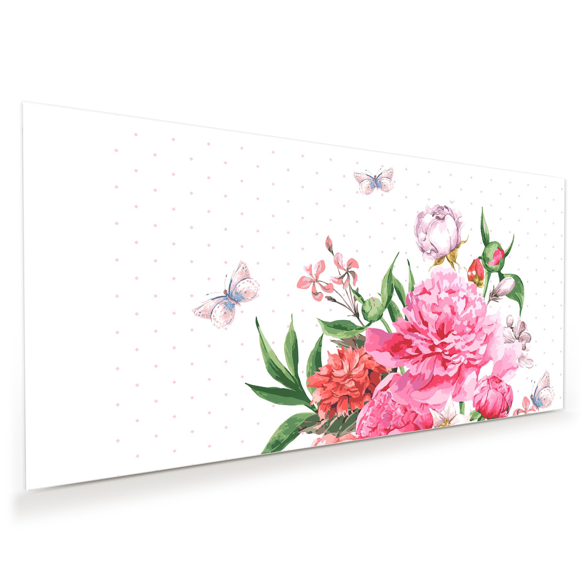 Wandbild - Aquarell Blumenstrauss