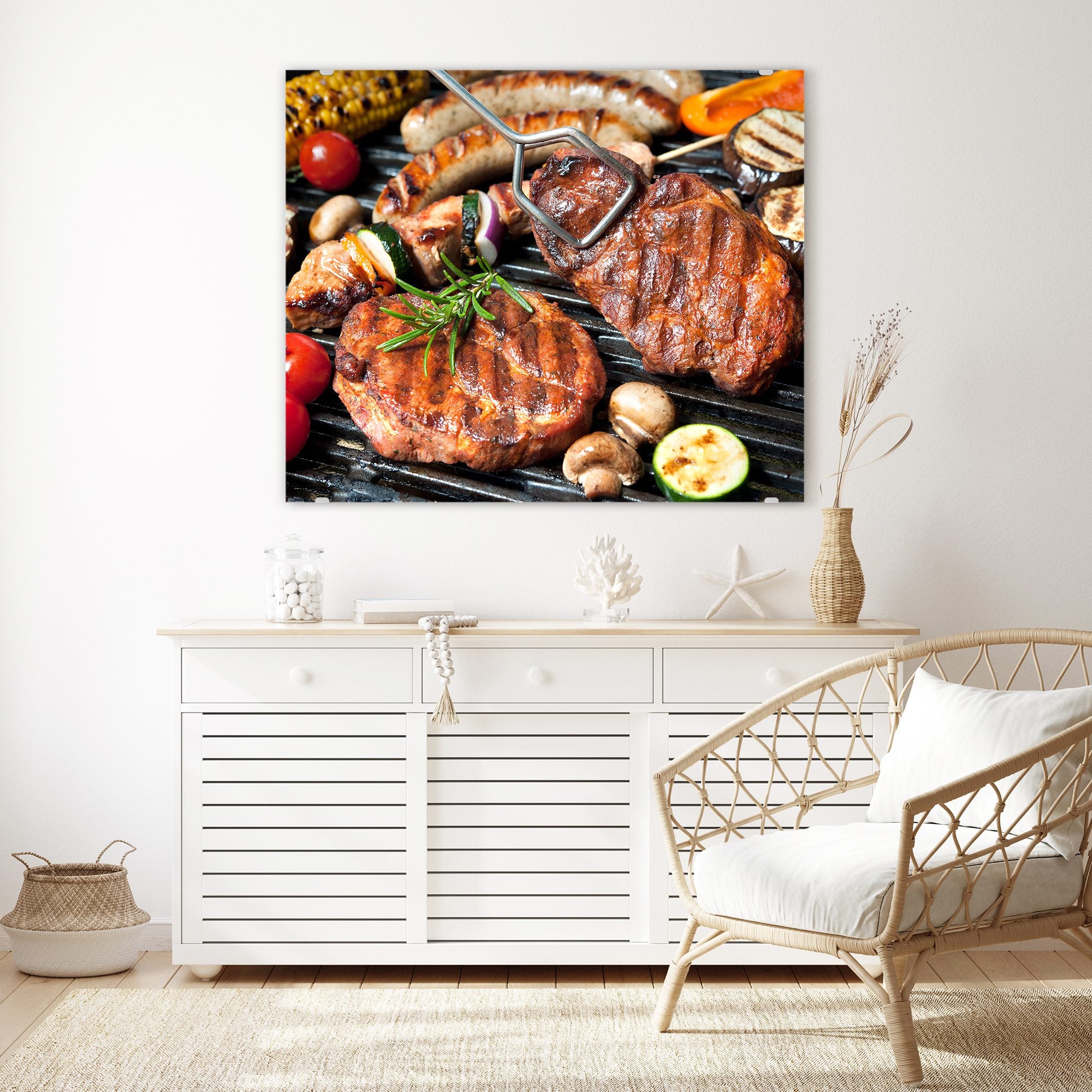 Wandbild - Grillvariation