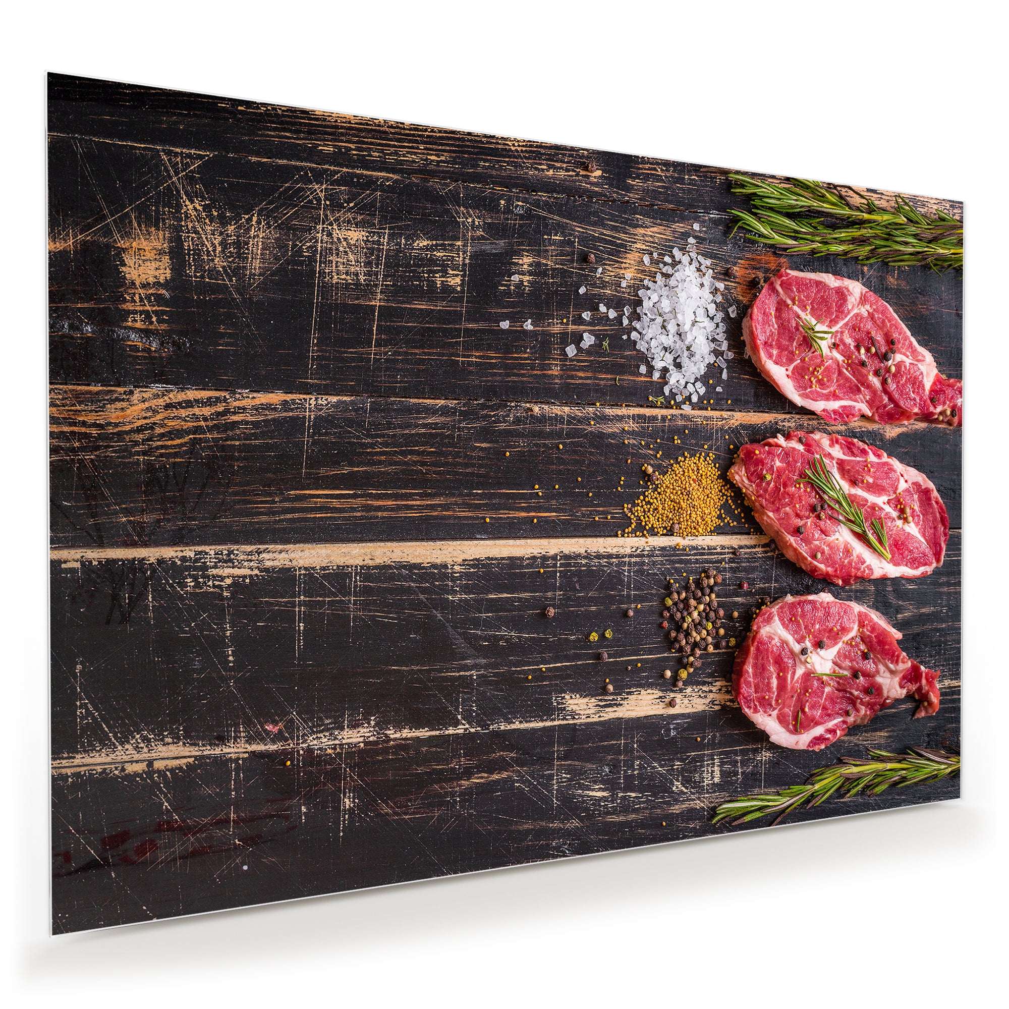 Wandbild - Saftiges rohes Fleisch