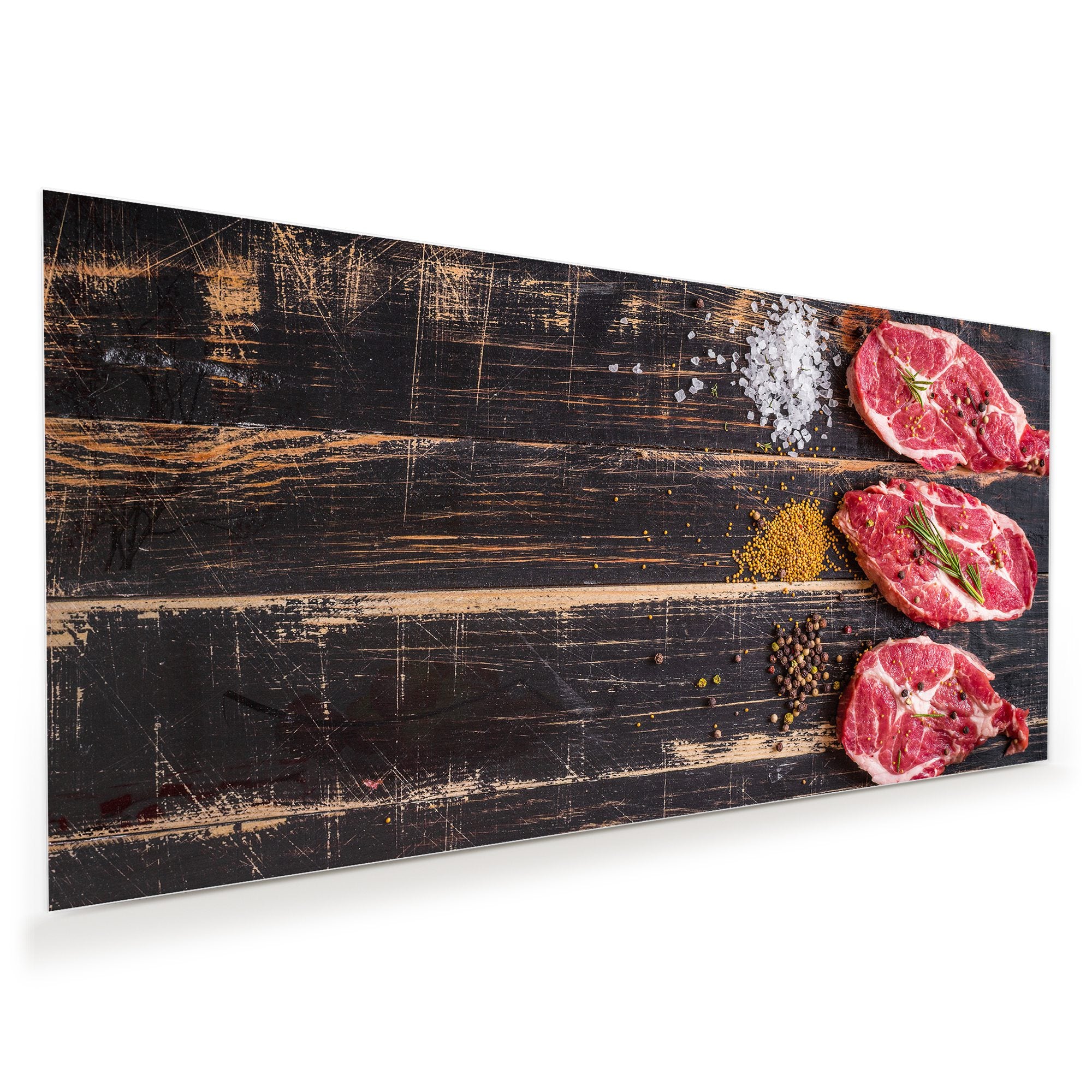 Wandbild - Saftiges rohes Fleisch