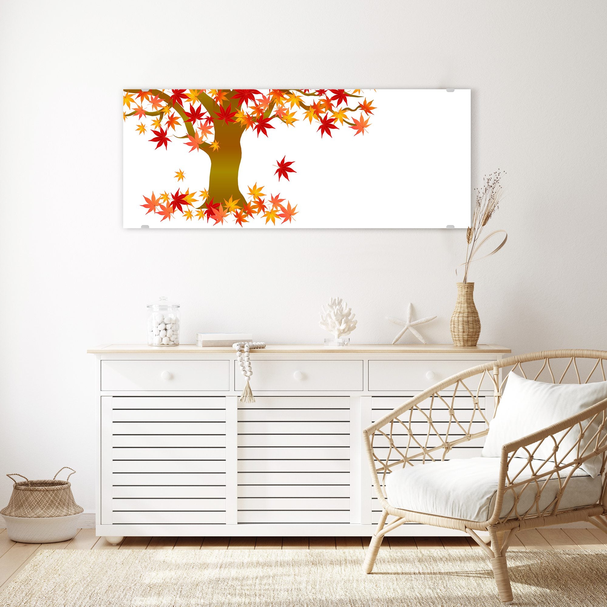 Wandbild - Baum im Herbst