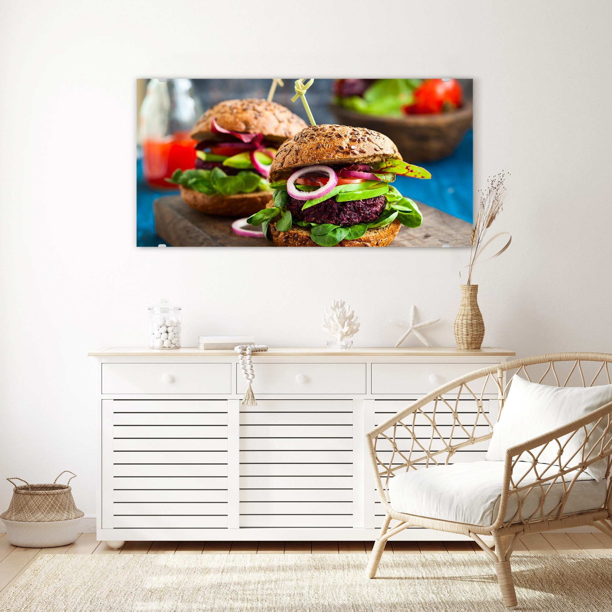 Wandbild - Zwei Burger