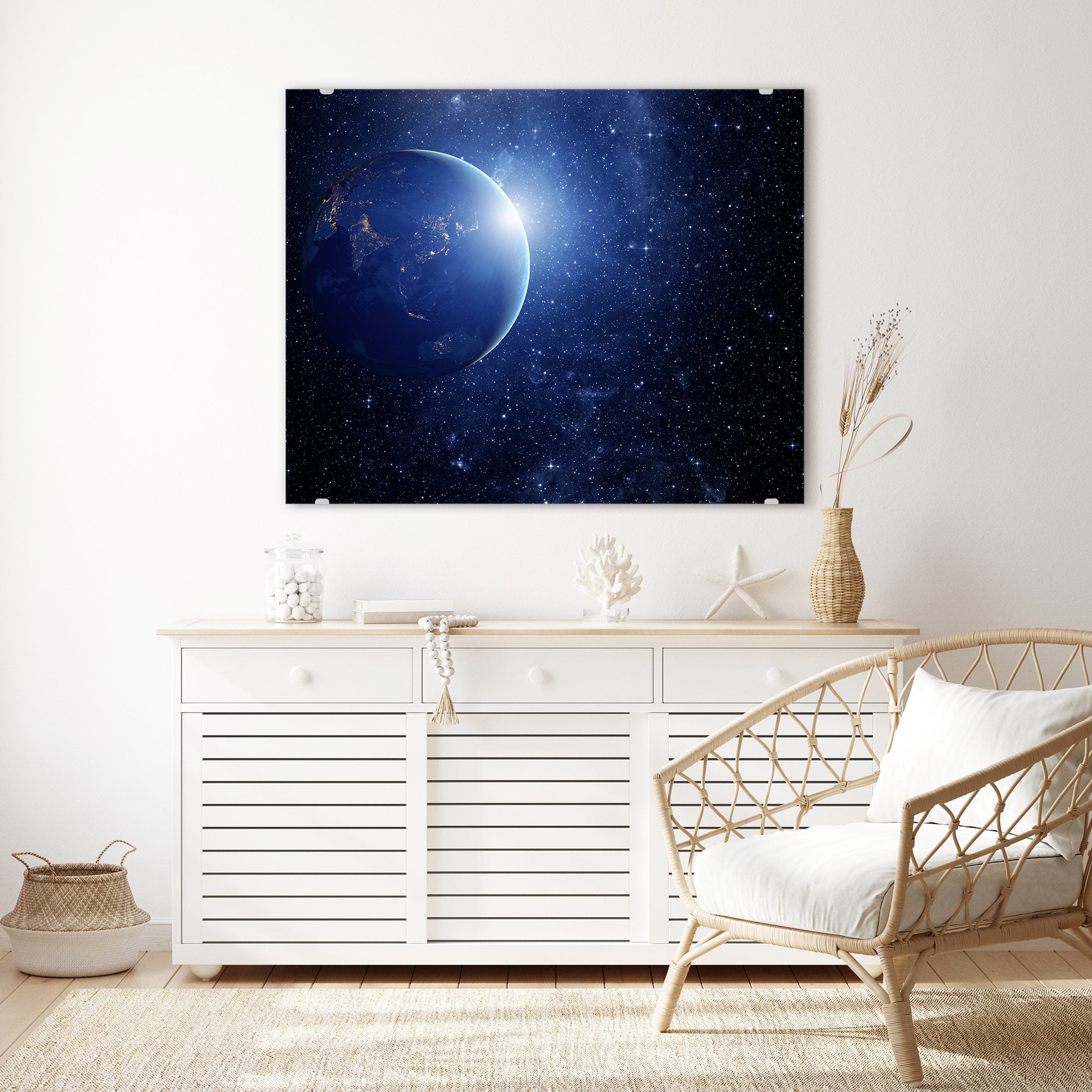 Wandbild - Bild der Sterne und Planet