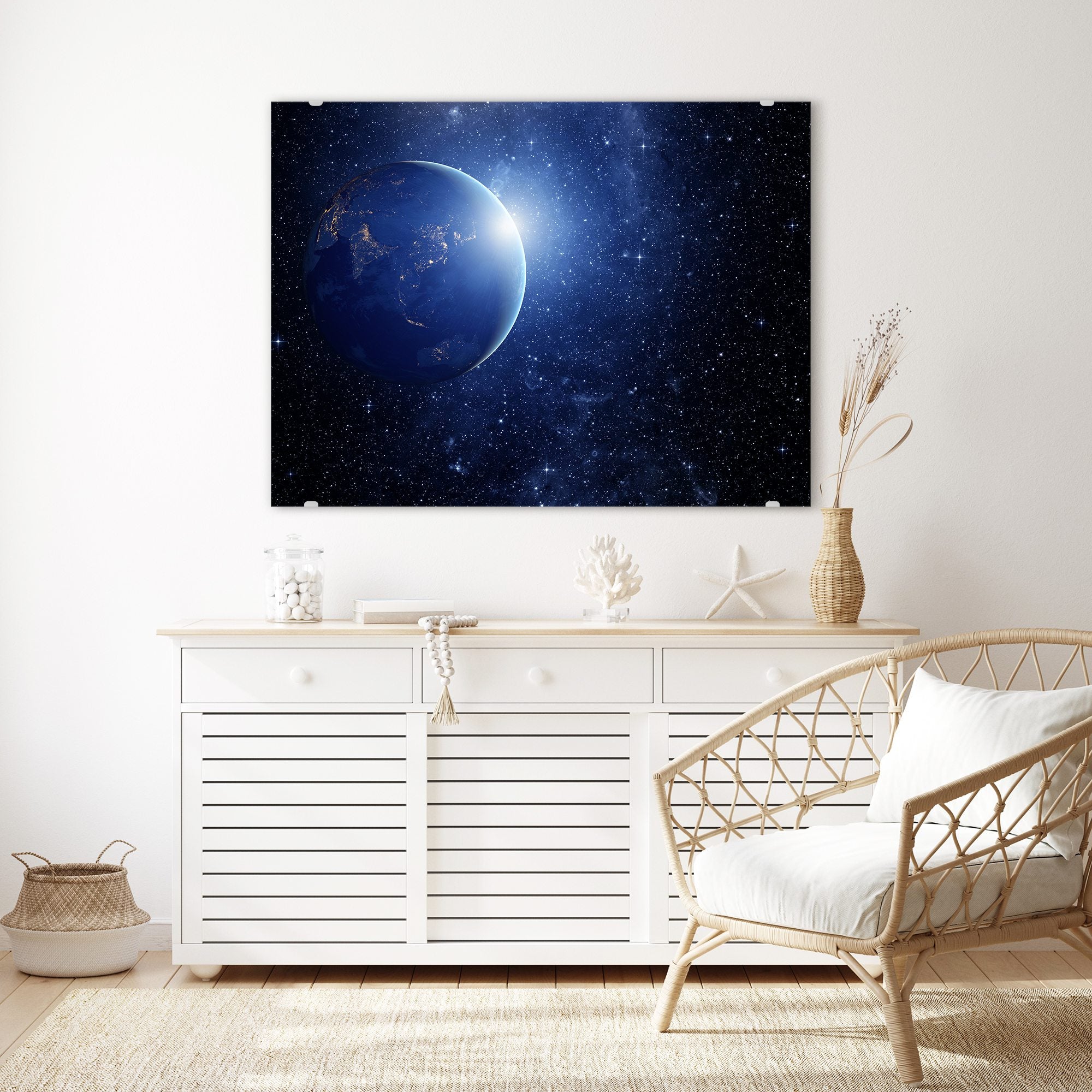 Wandbild - Bild der Sterne und Planet