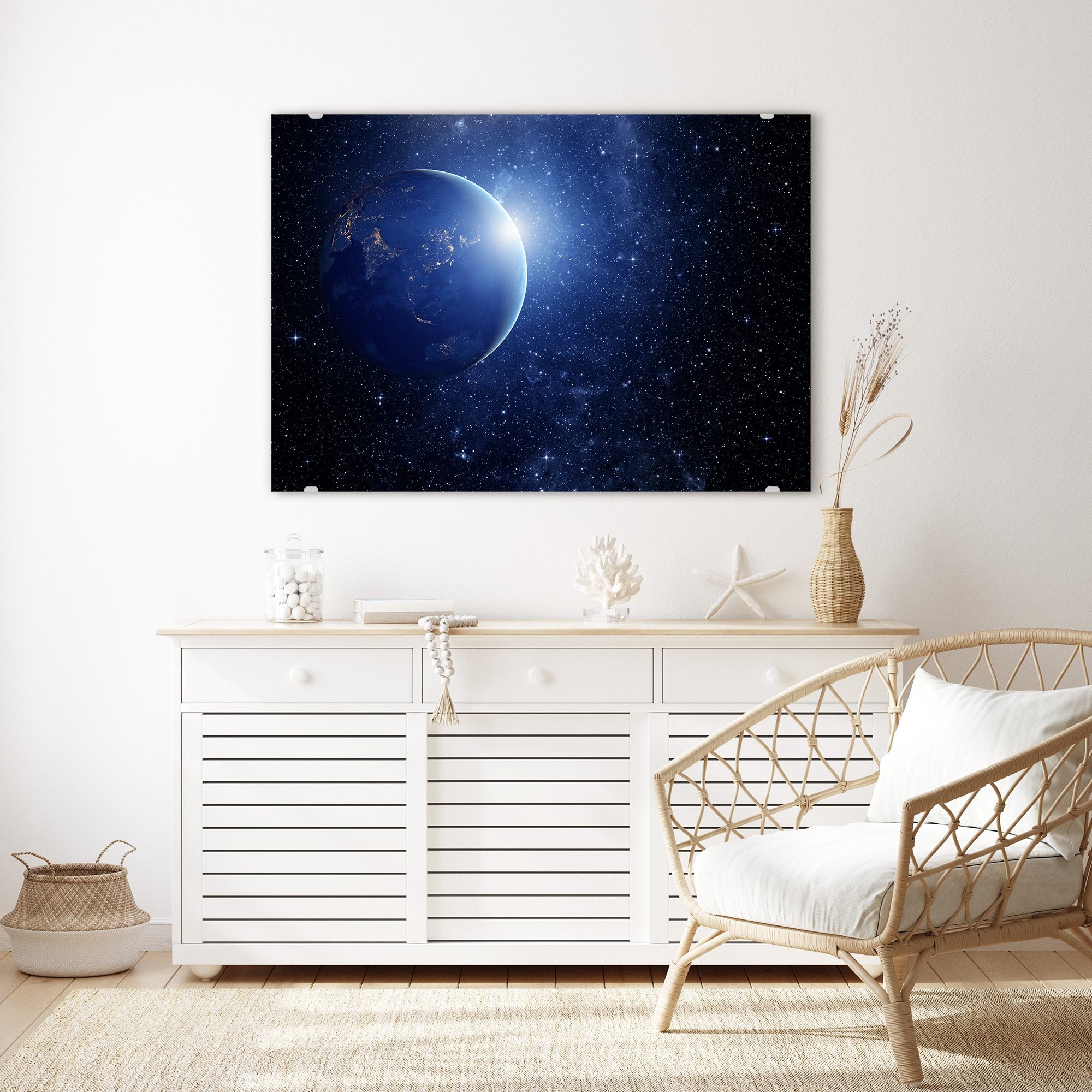 Wandbild - Bild der Sterne und Planet