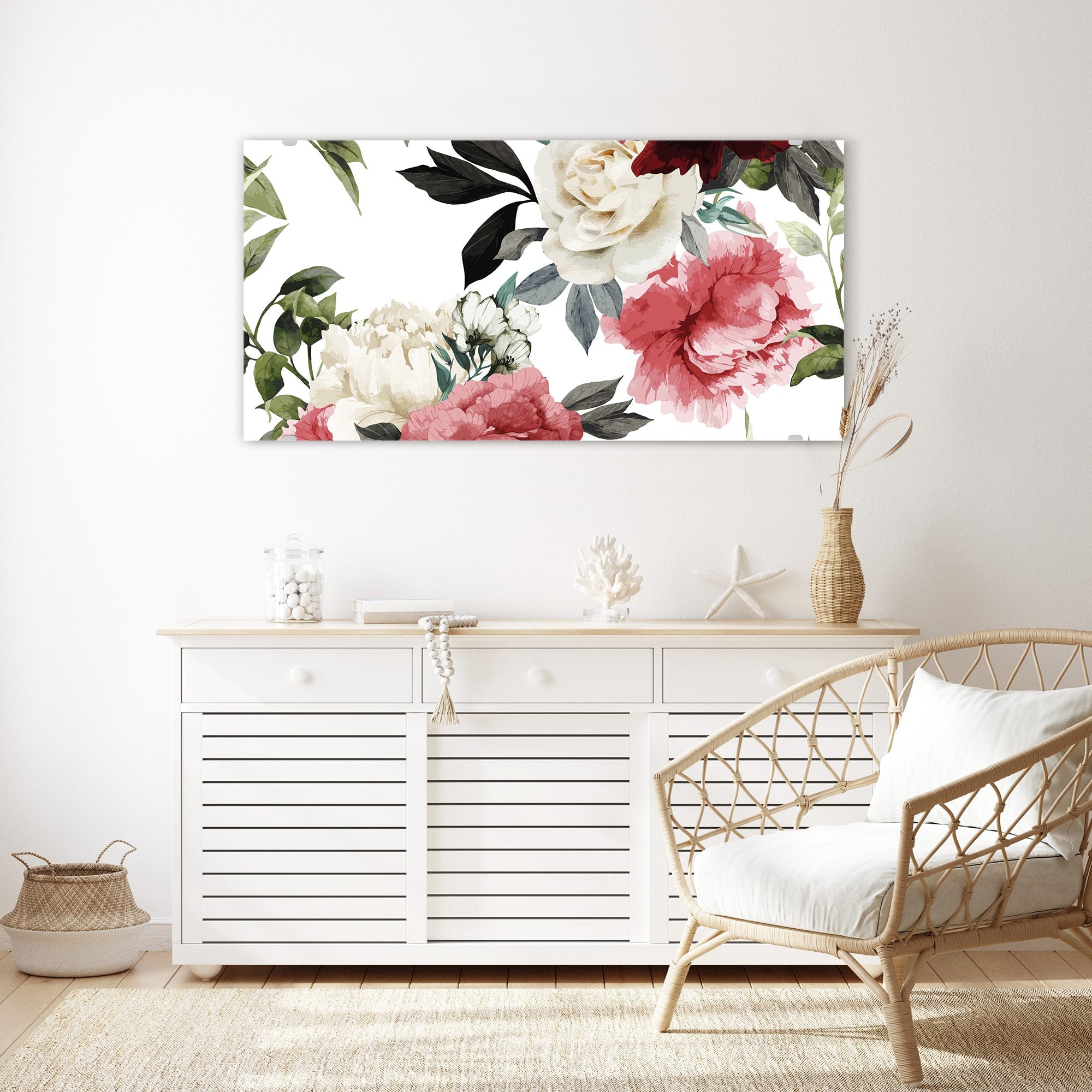 Wandbild - Vintage rosen