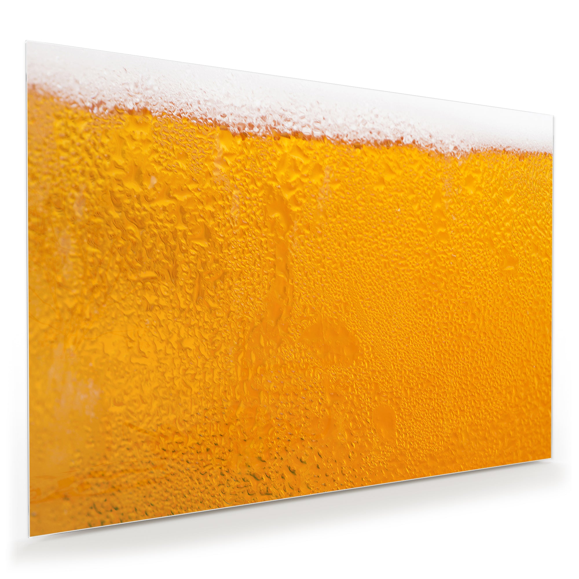 Wandbild - Bier Textur