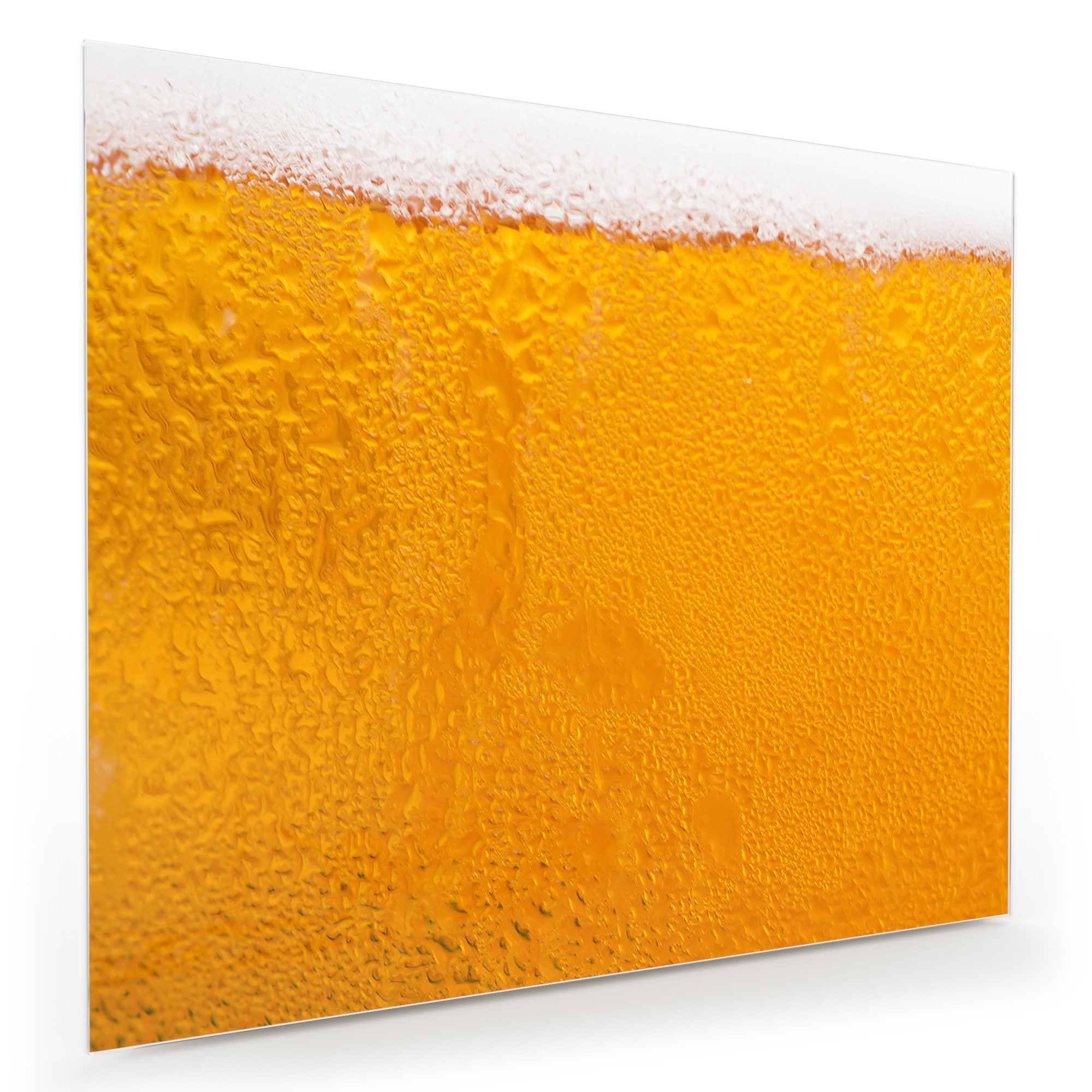 Wandbild - Bier Textur