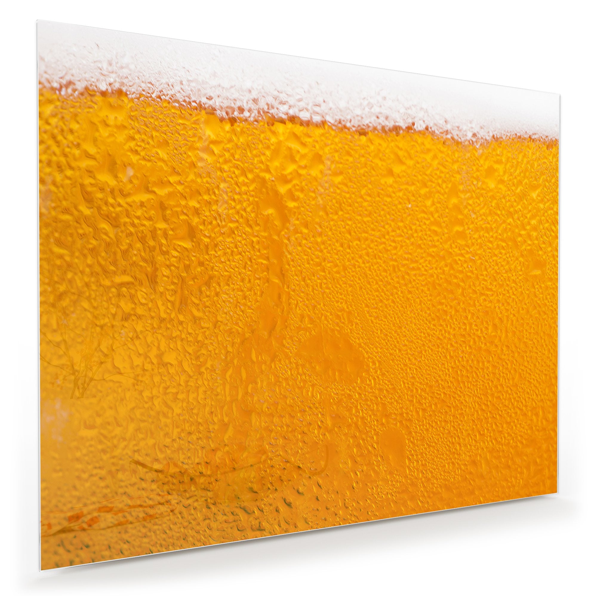 Wandbild - Bier Textur