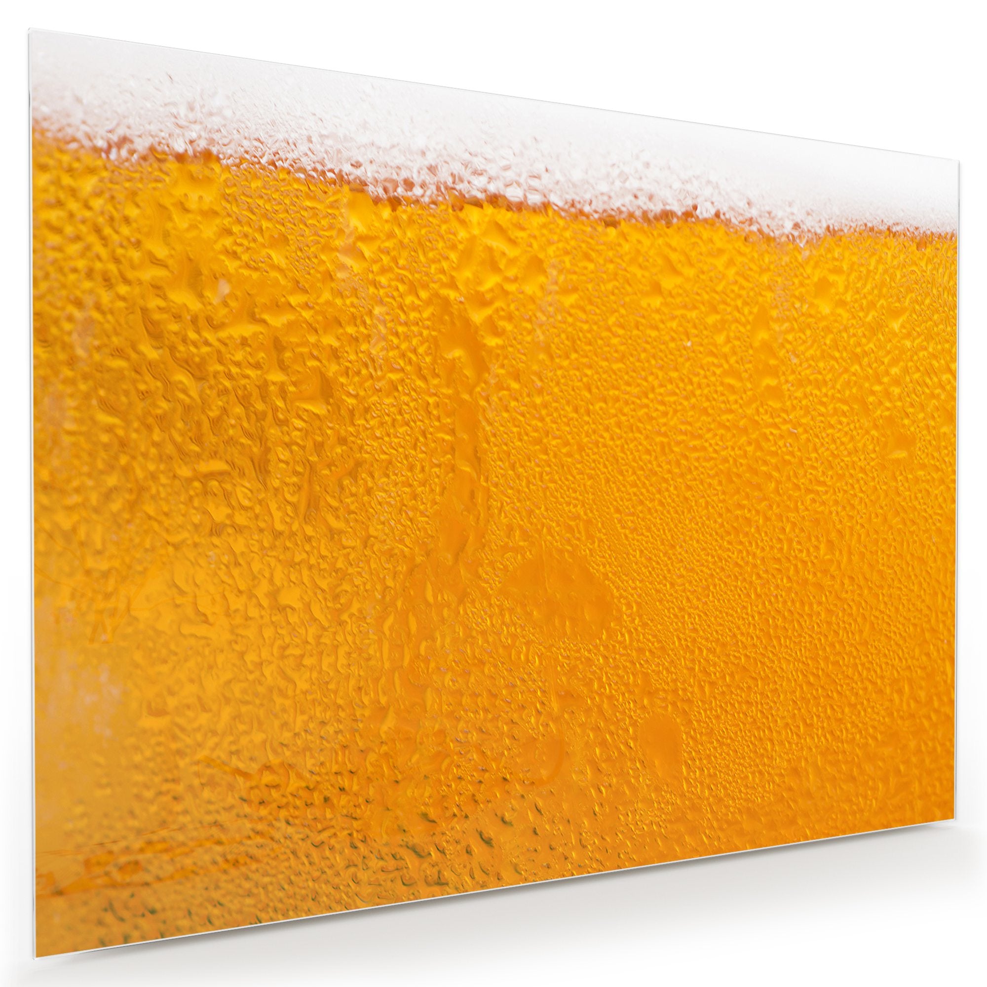 Wandbild - Bier Textur