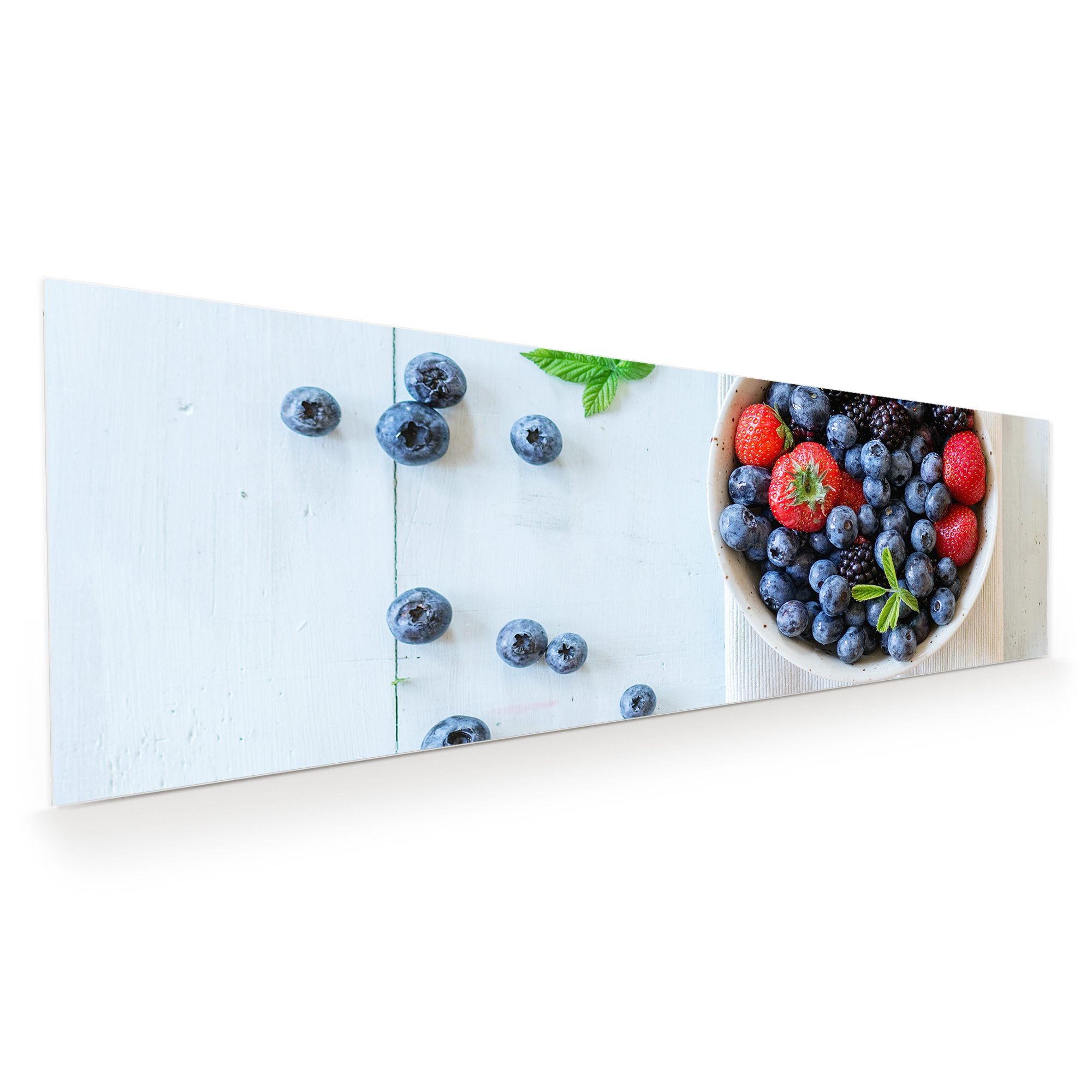 Wandbild - Keramikschale mit Beeren