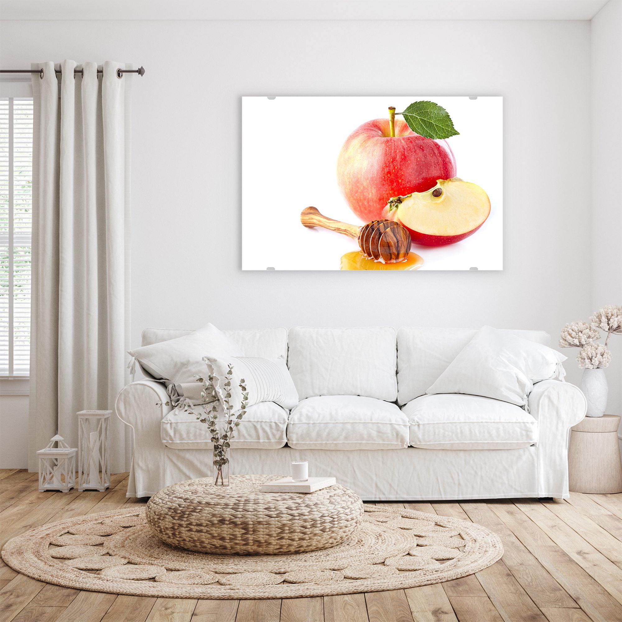 Wandbild - Apfel und Honig