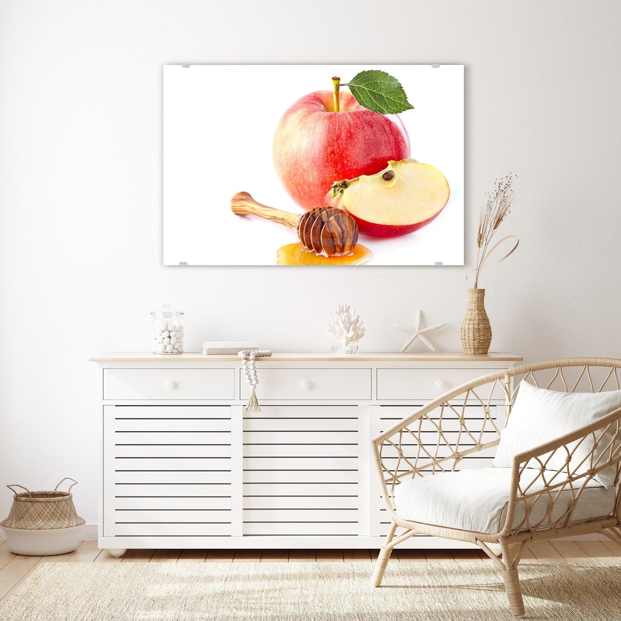 Wandbild - Apfel und Honig