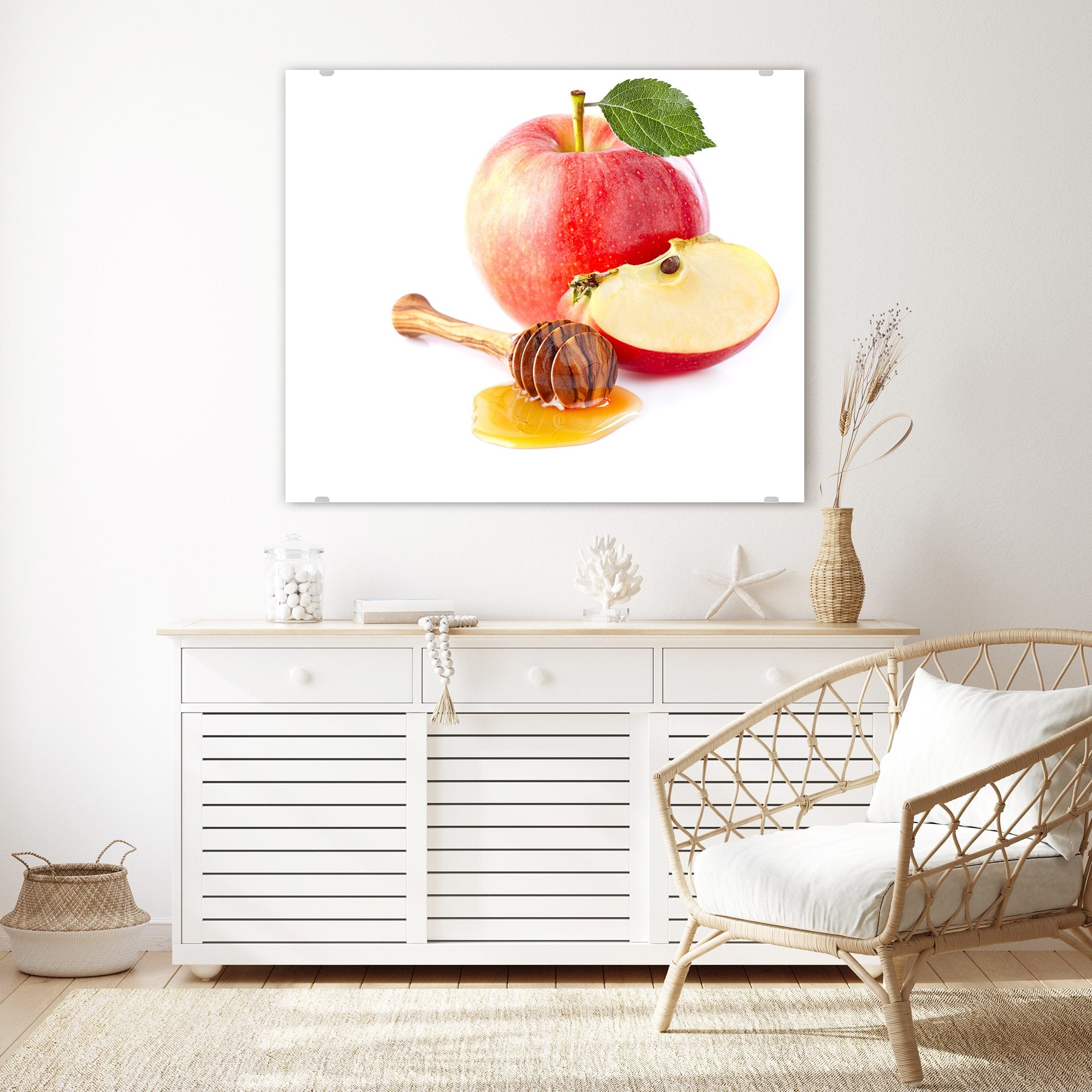 Wandbild - Apfel und Honig