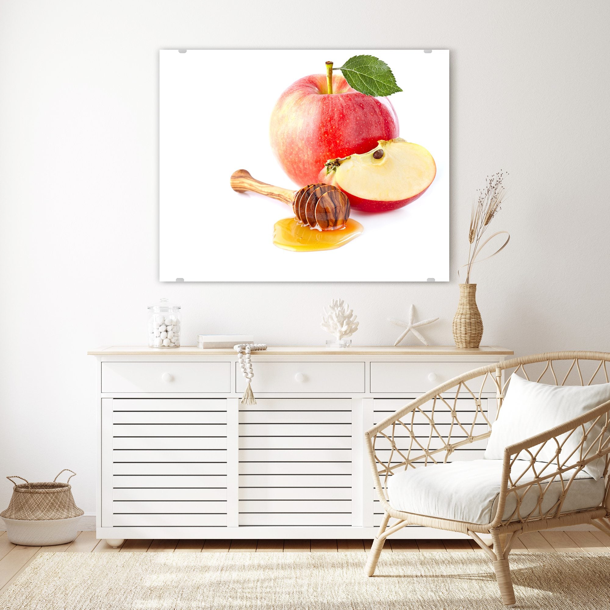 Wandbild - Apfel und Honig