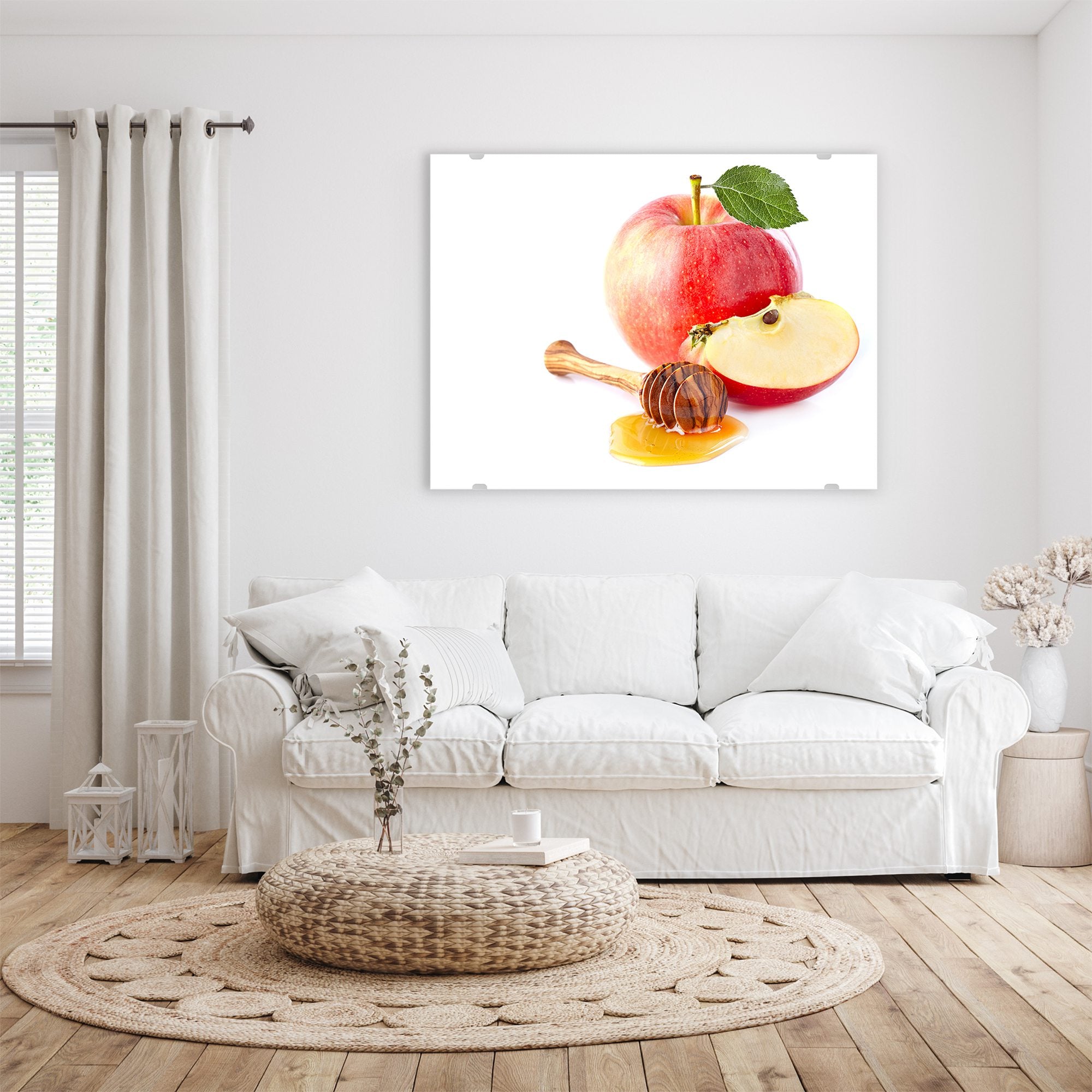 Wandbild - Apfel und Honig